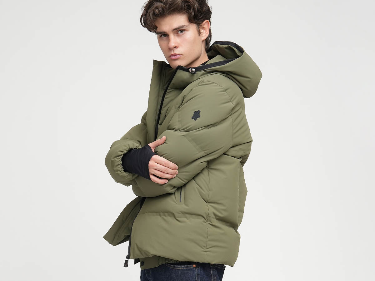 Moncler Grenoble Angren Jacke in Olivgrün