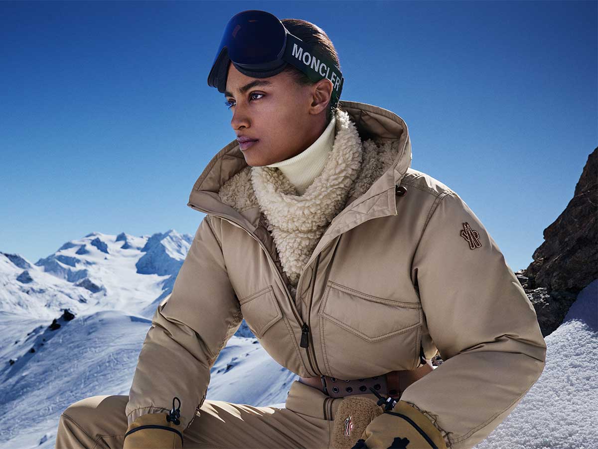 Moncler Grenoble Laplance Jacke in Olivgrün