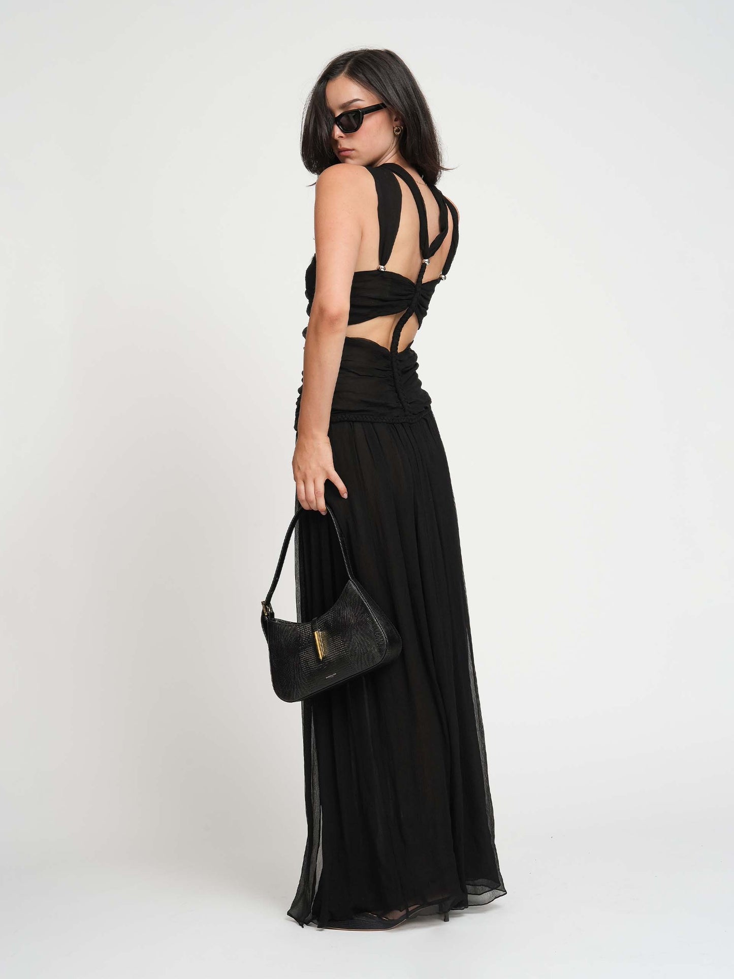Trägerkleid Rafael aus Seide für Damen