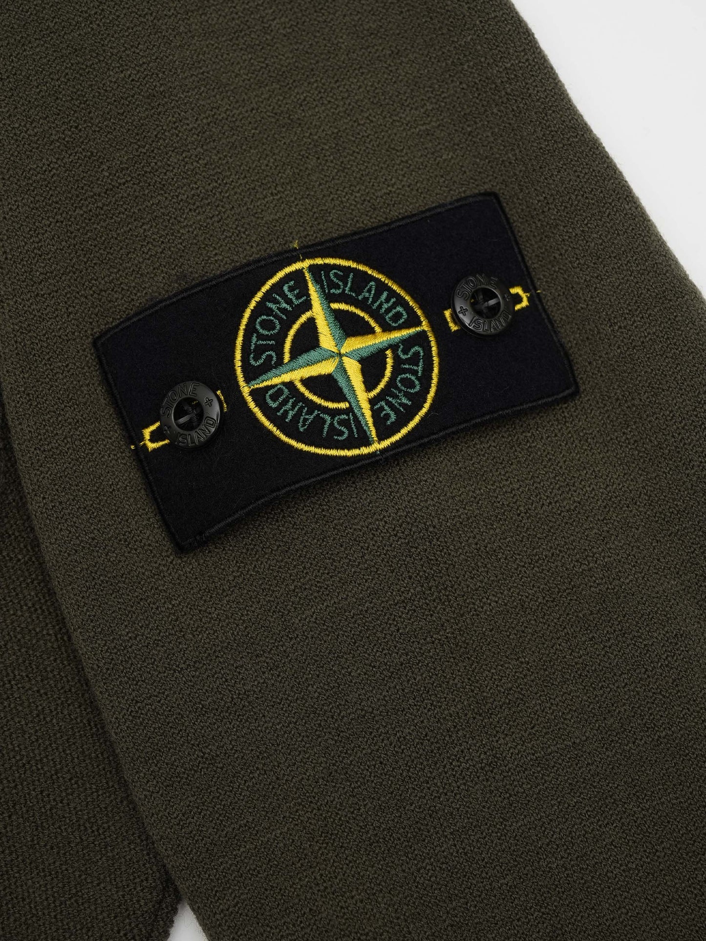 STONE ISLAND - Pullover aus Stretch-Wolle für Herren in Militärgrün - Military green