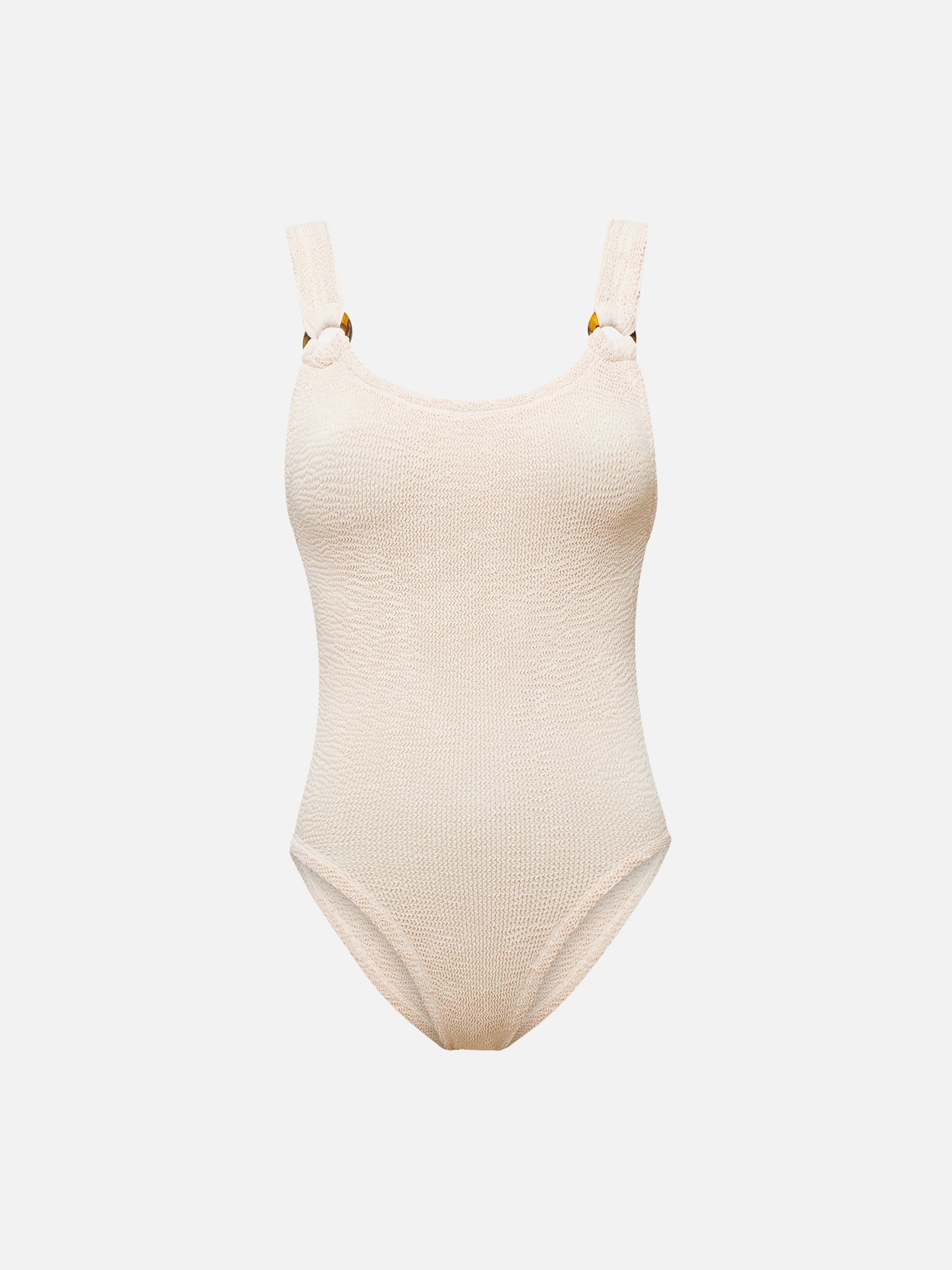 HUNZA G - Badeanzug Domino Blush