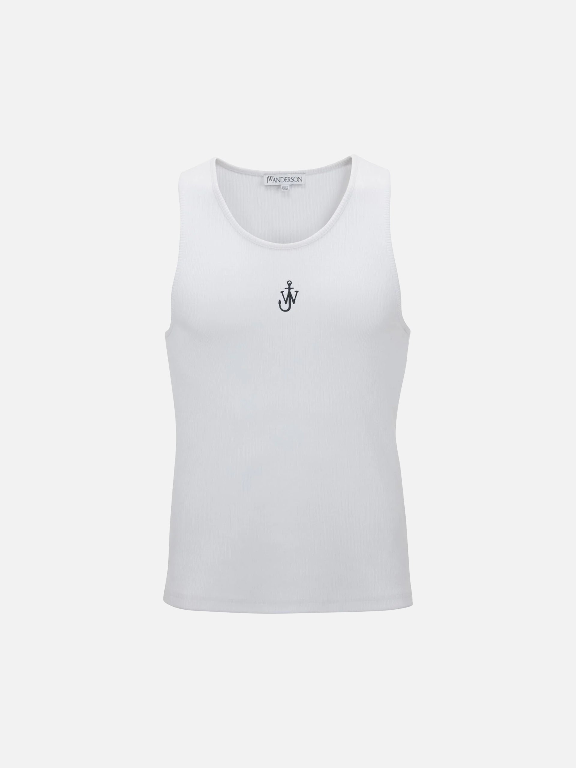 JW ANDERSON - Tank Top mit Logo für Herren Weiss – White