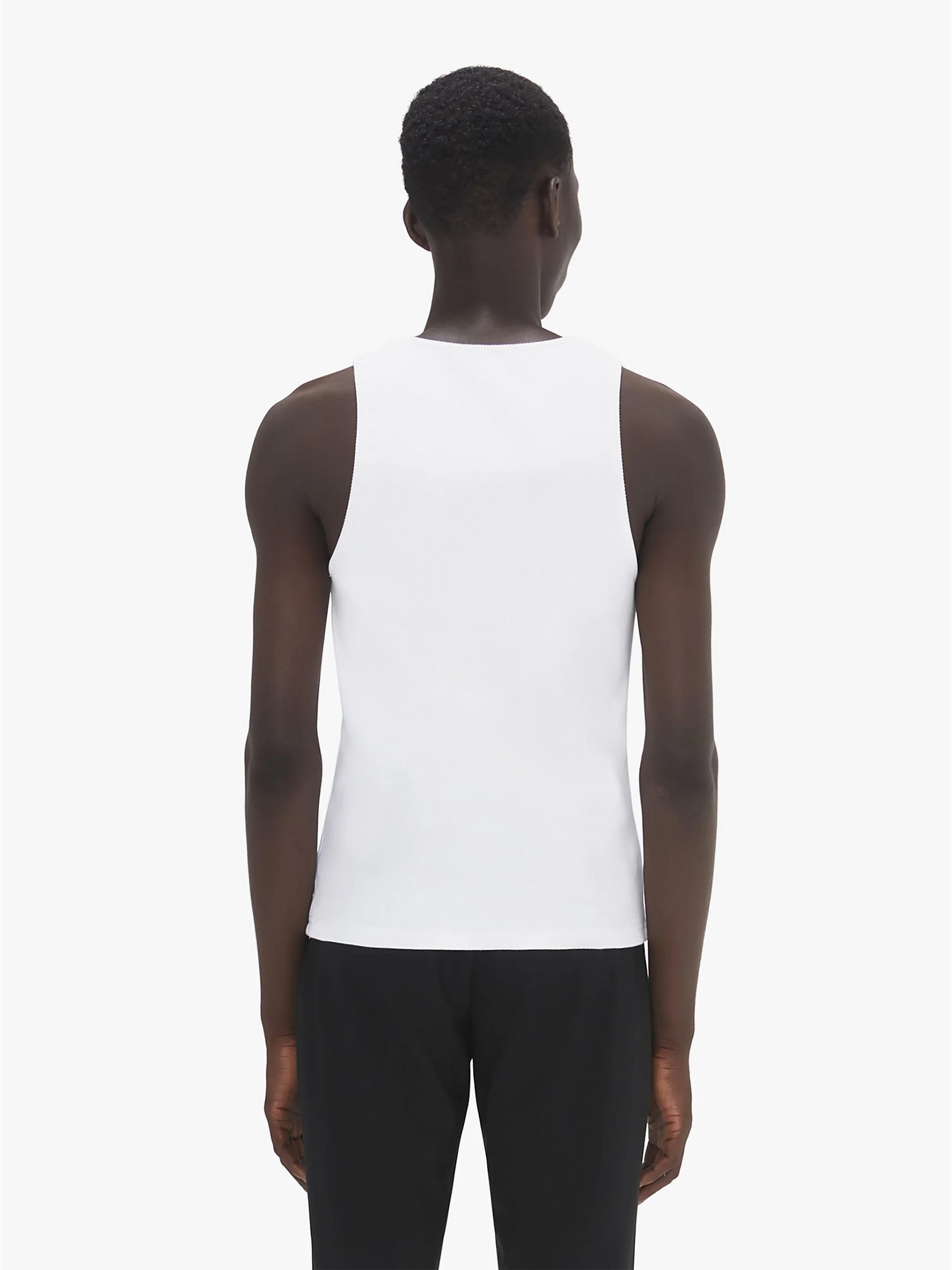 JW ANDERSON - Tank Top mit Logo für Herren Weiss – White