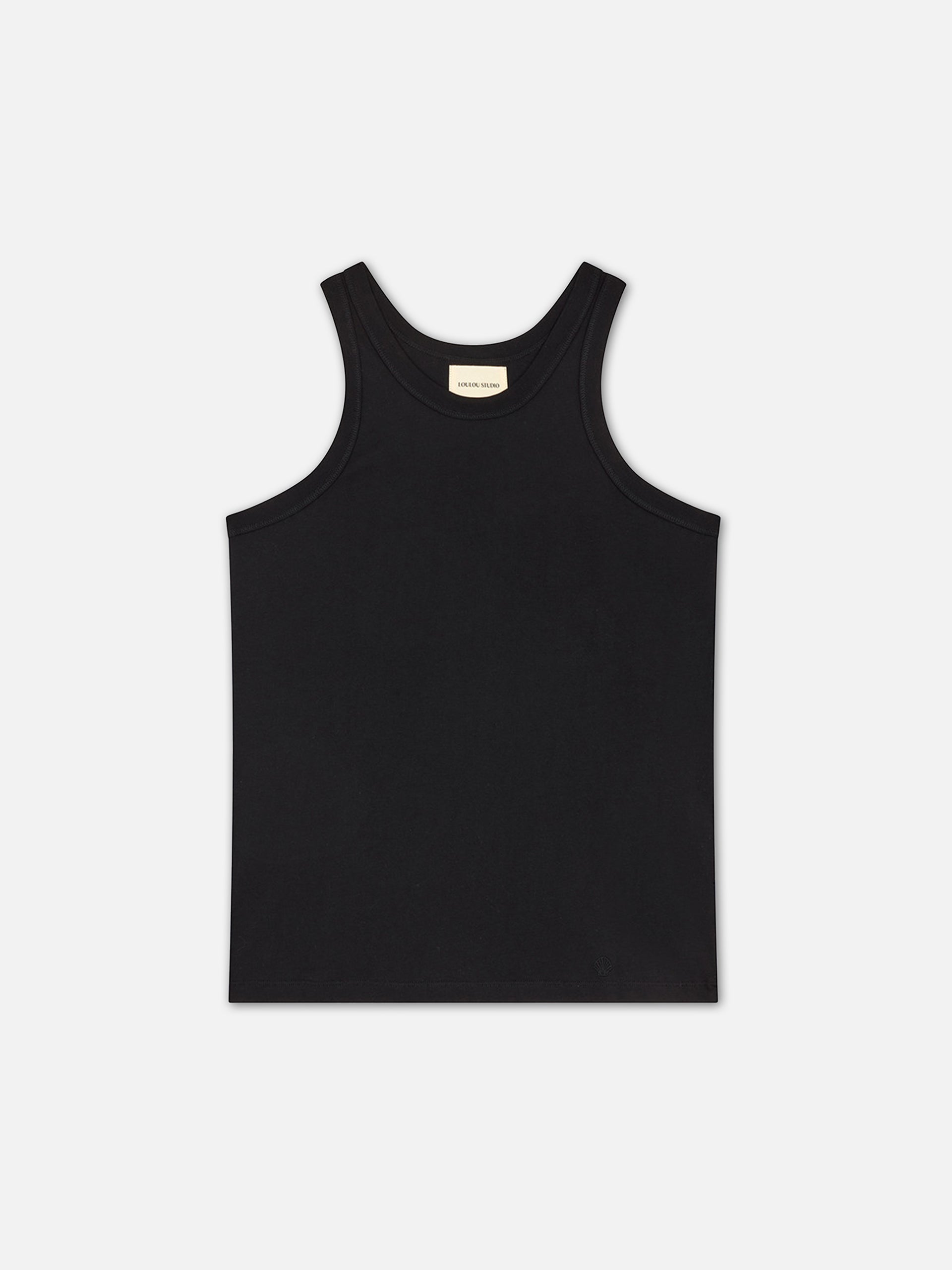 LOULOU STUDIO - Tank Top Poso Schwarz – Black