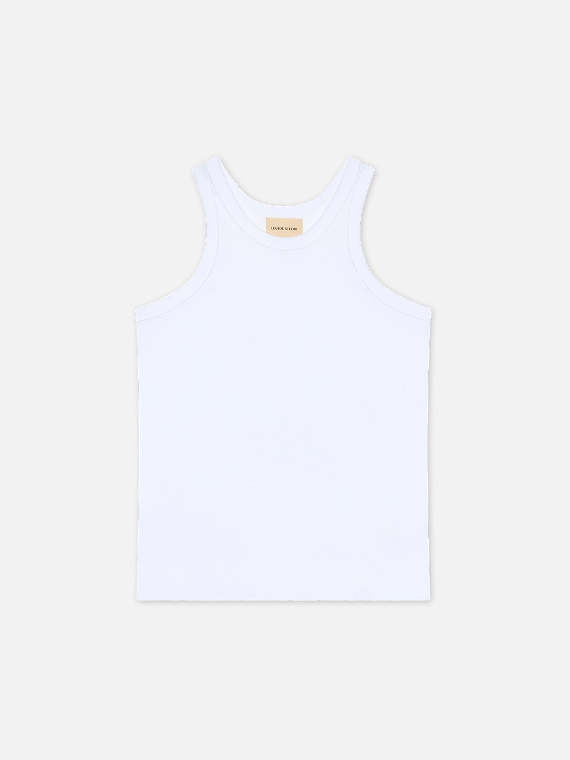 LOULOU STUDIO - Tank Top Poso Weiss – White