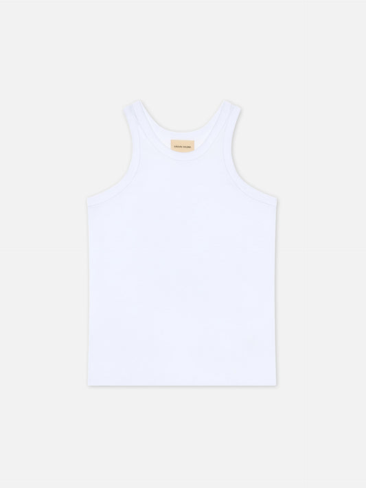 LOULOU STUDIO - Tank Top Poso Weiss – White