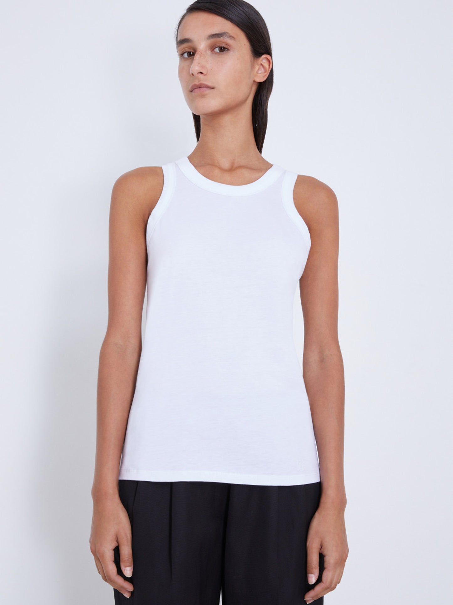 LOULOU STUDIO - Tank Top Poso Weiss – White