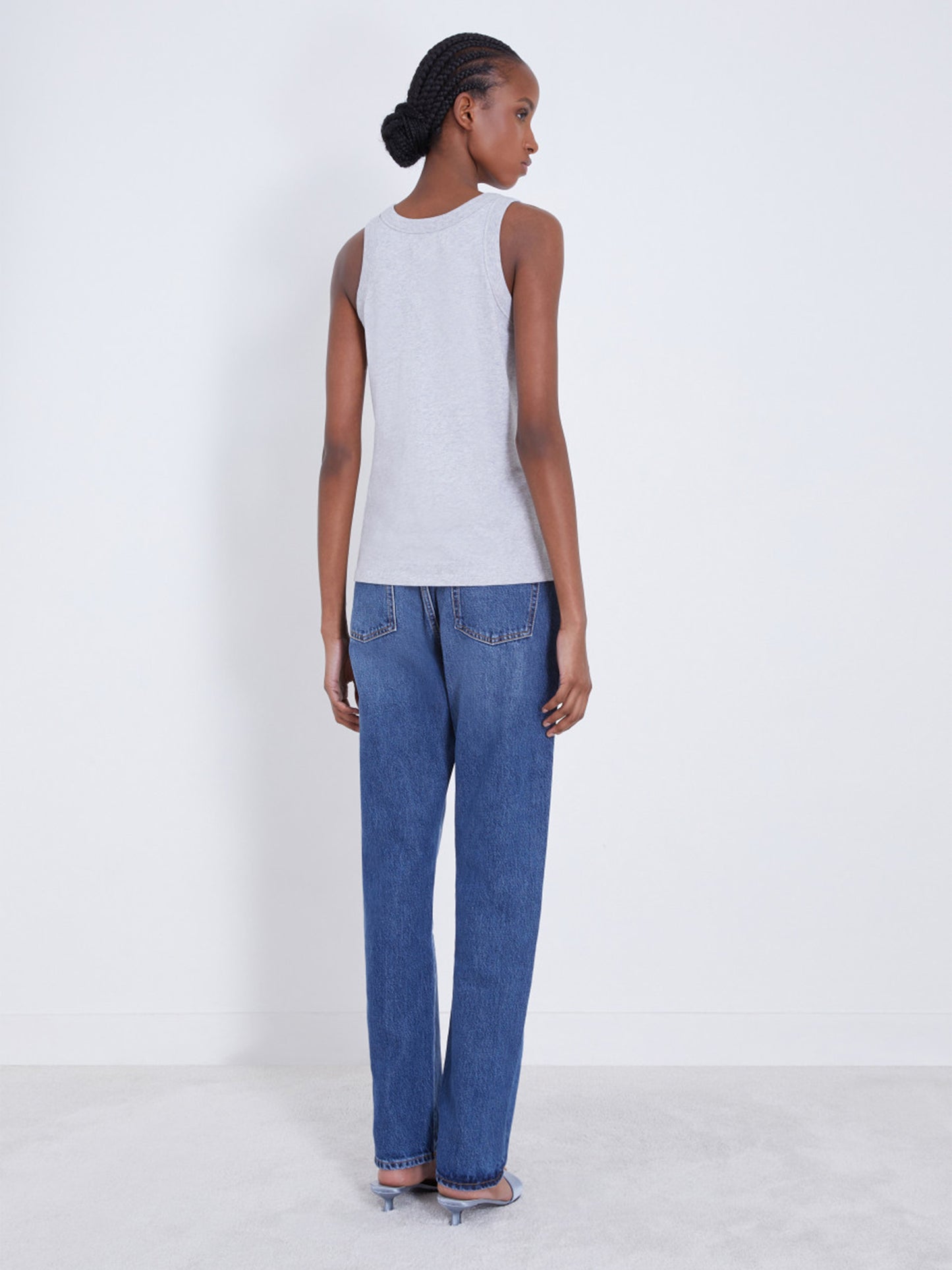 LOULOU STUDIO - Tank Top Poso Grau – Gray