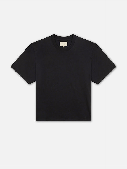 LOULOU STUDIO - T-Shirt Telanto im Boxy-Fit Schwarz – Black