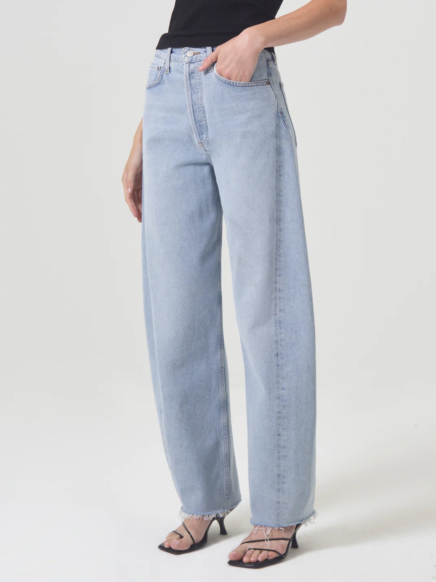 AGOLDE - Jeans Luna mit weitem Bein für Damen