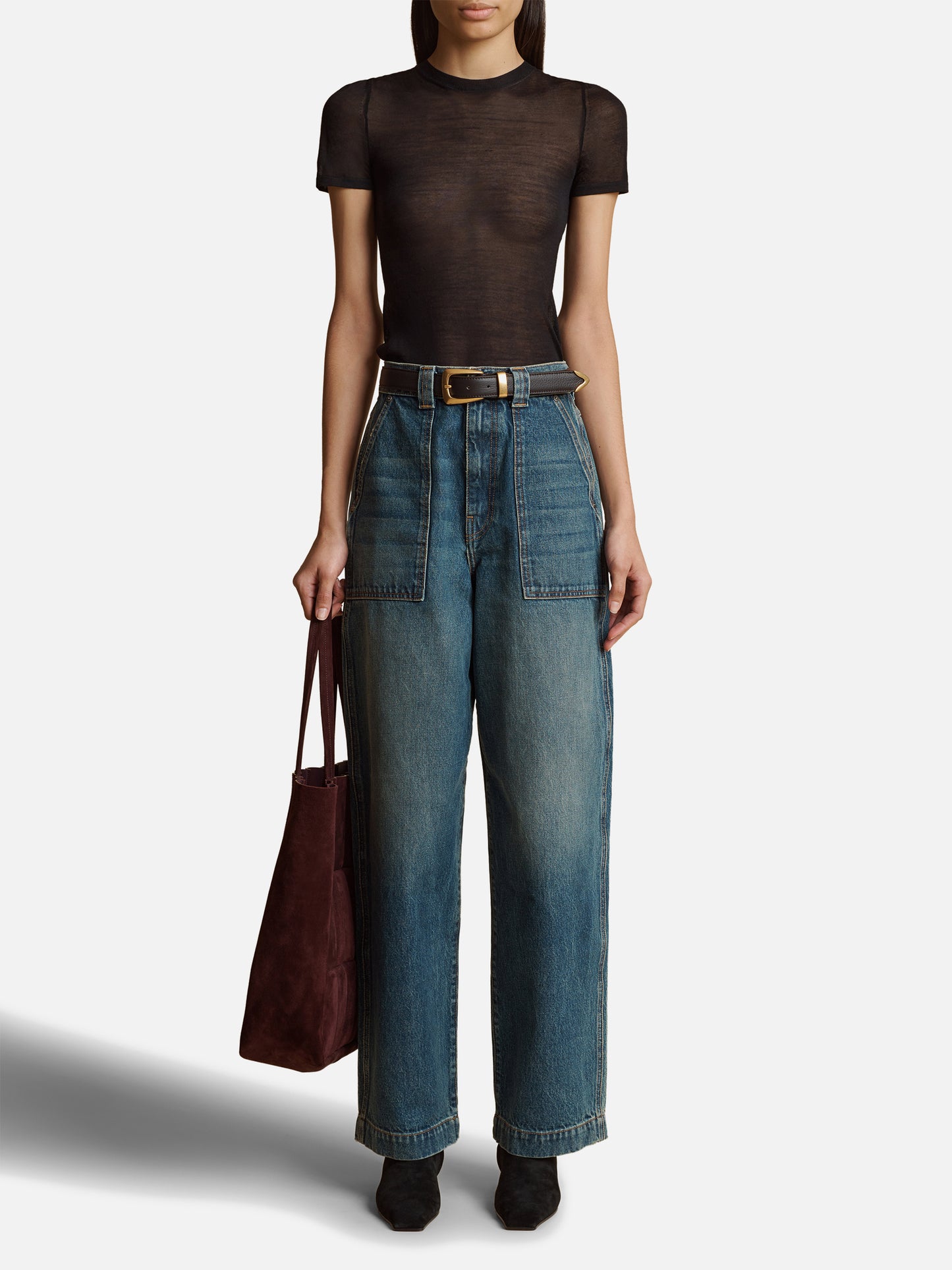 KHAITE - Hewitt Jeans mit hohem Bund für Damen
