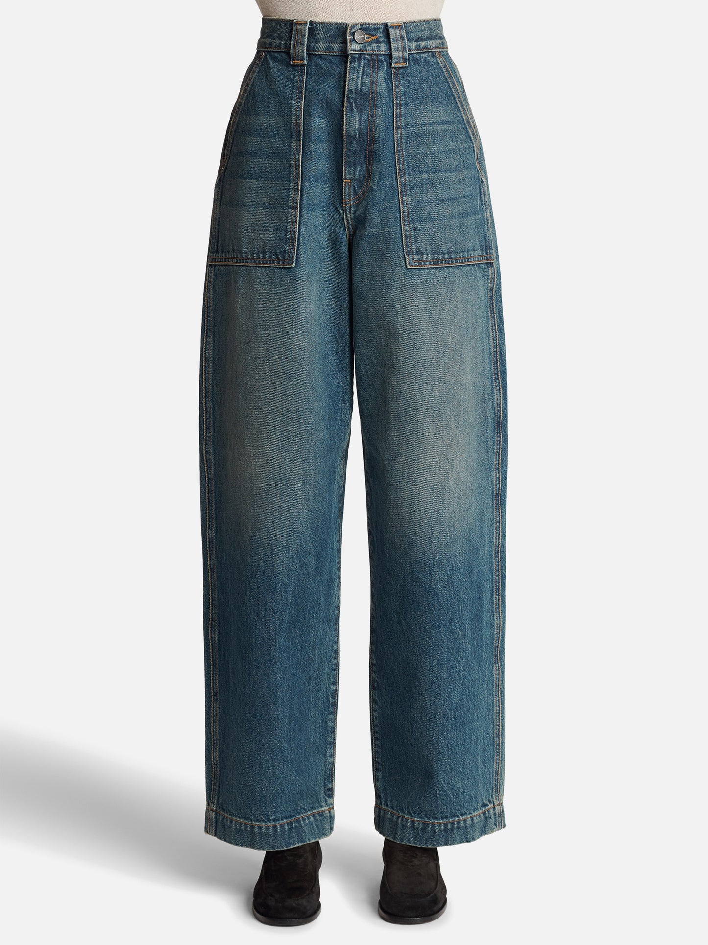 KHAITE - Hewitt Jeans mit hohem Bund für Damen