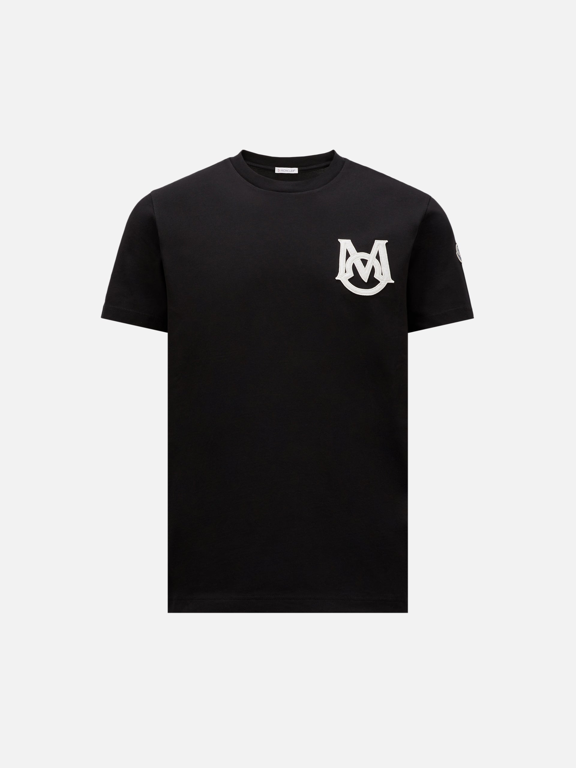 Mens moncler t shirt white best sale