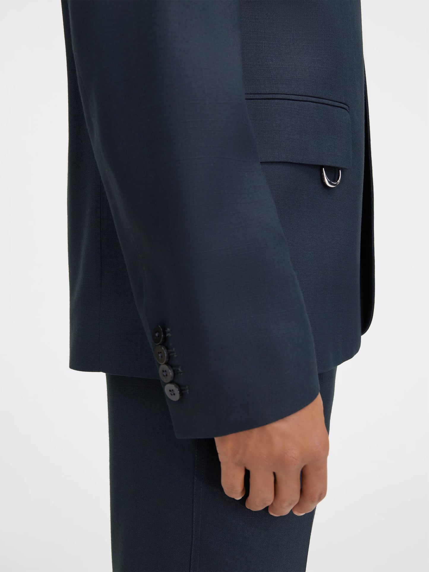 JACQUEMUS - Einreihiger Blazer Cabri für Herren in Navy Blau