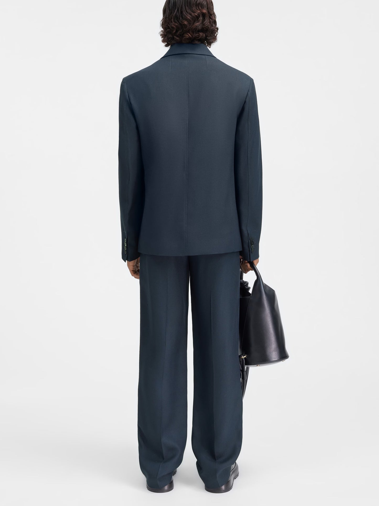 JACQUEMUS - Einreihiger Blazer Cabri für Herren in Navy Blau
