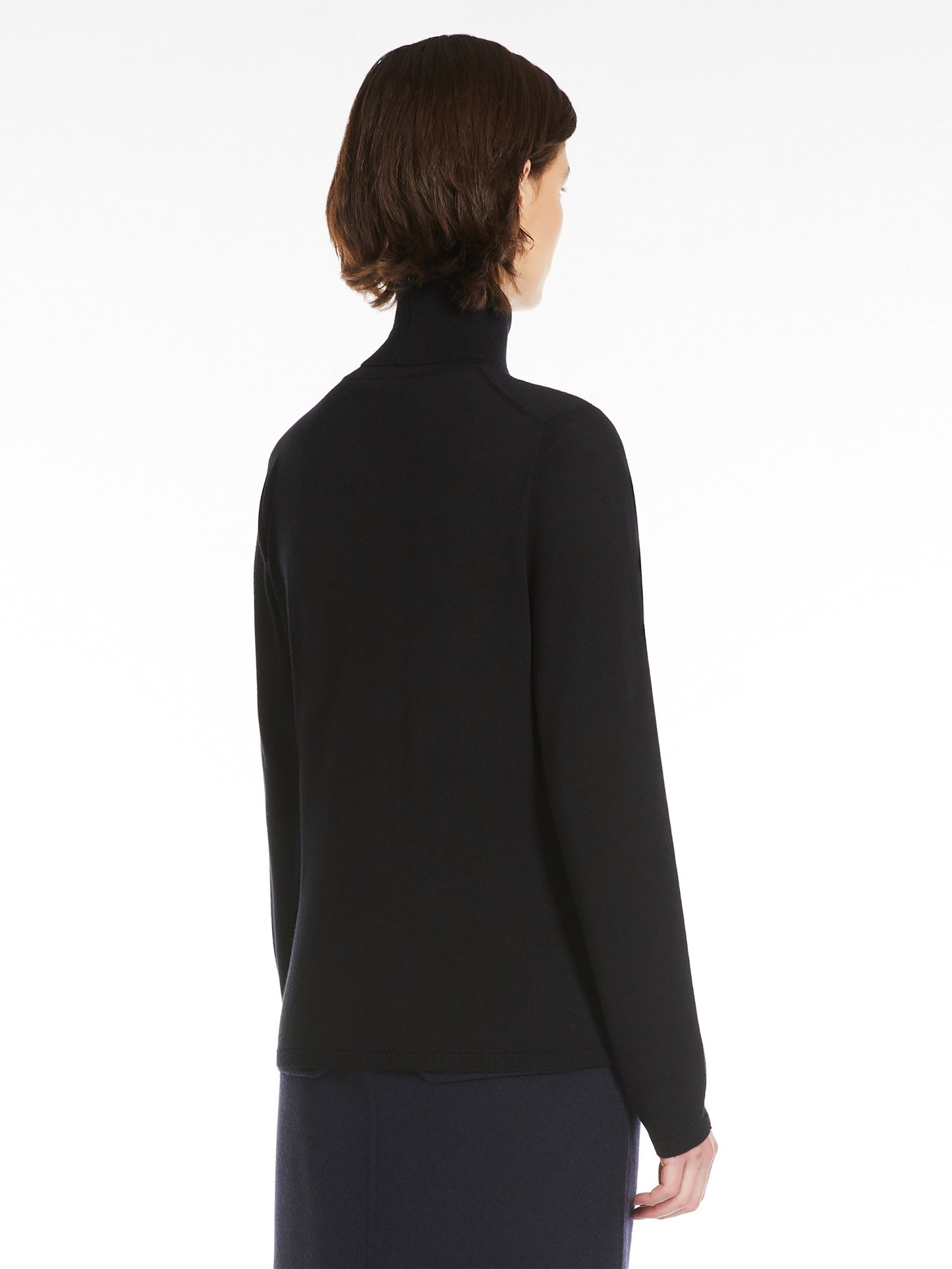 MAX MARA - Rollkragenpullover Saluto für Damen Schwarz – Black