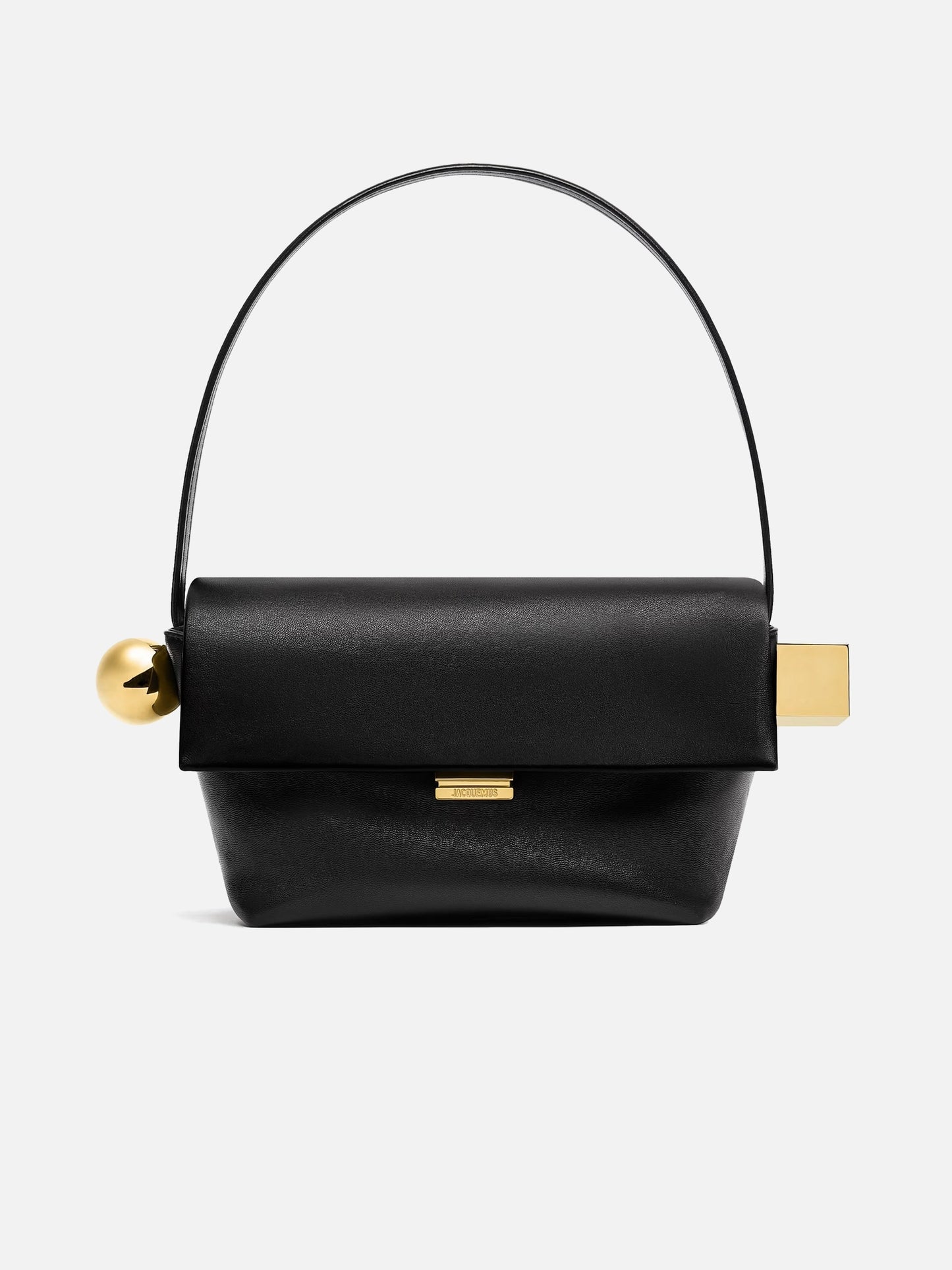 JACQUEMUS - Schultertasche Rond Carré aus Leder