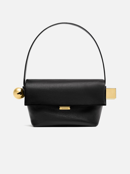 JACQUEMUS - Schultertasche Rond Carré aus Leder
