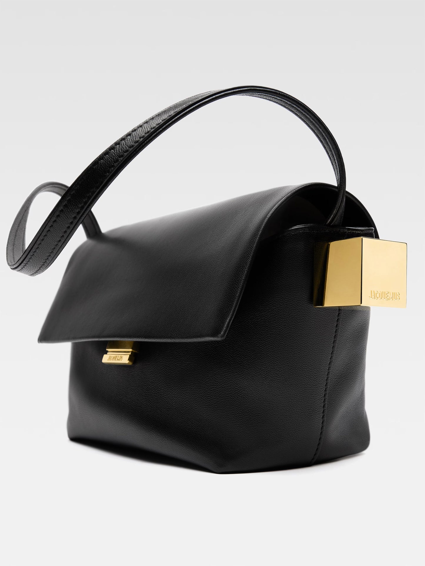 JACQUEMUS - Schultertasche Rond Carré aus Leder