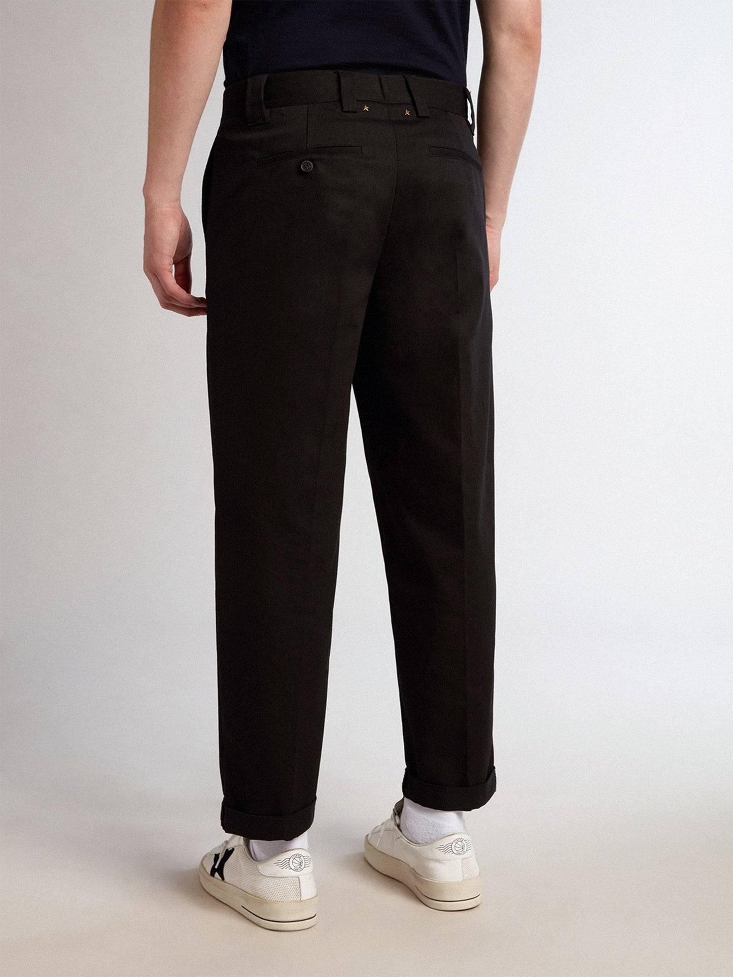 GOLDEN GOOSE - Gerade Chinohose Skate für Herren in Schwarz - Black
