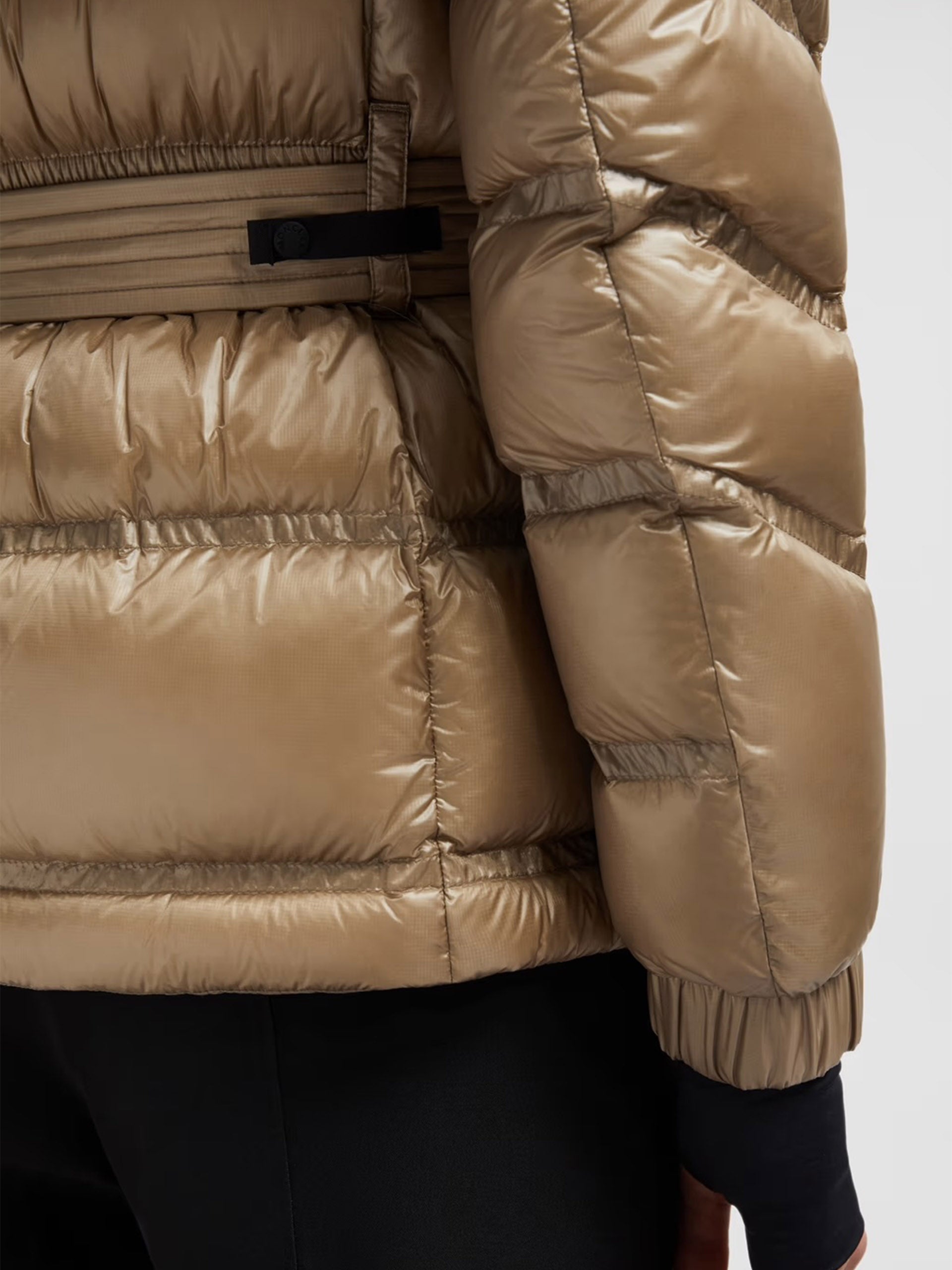 MONCLER GRENOBLE - Skijacke Bernins mit Pelz für Damen