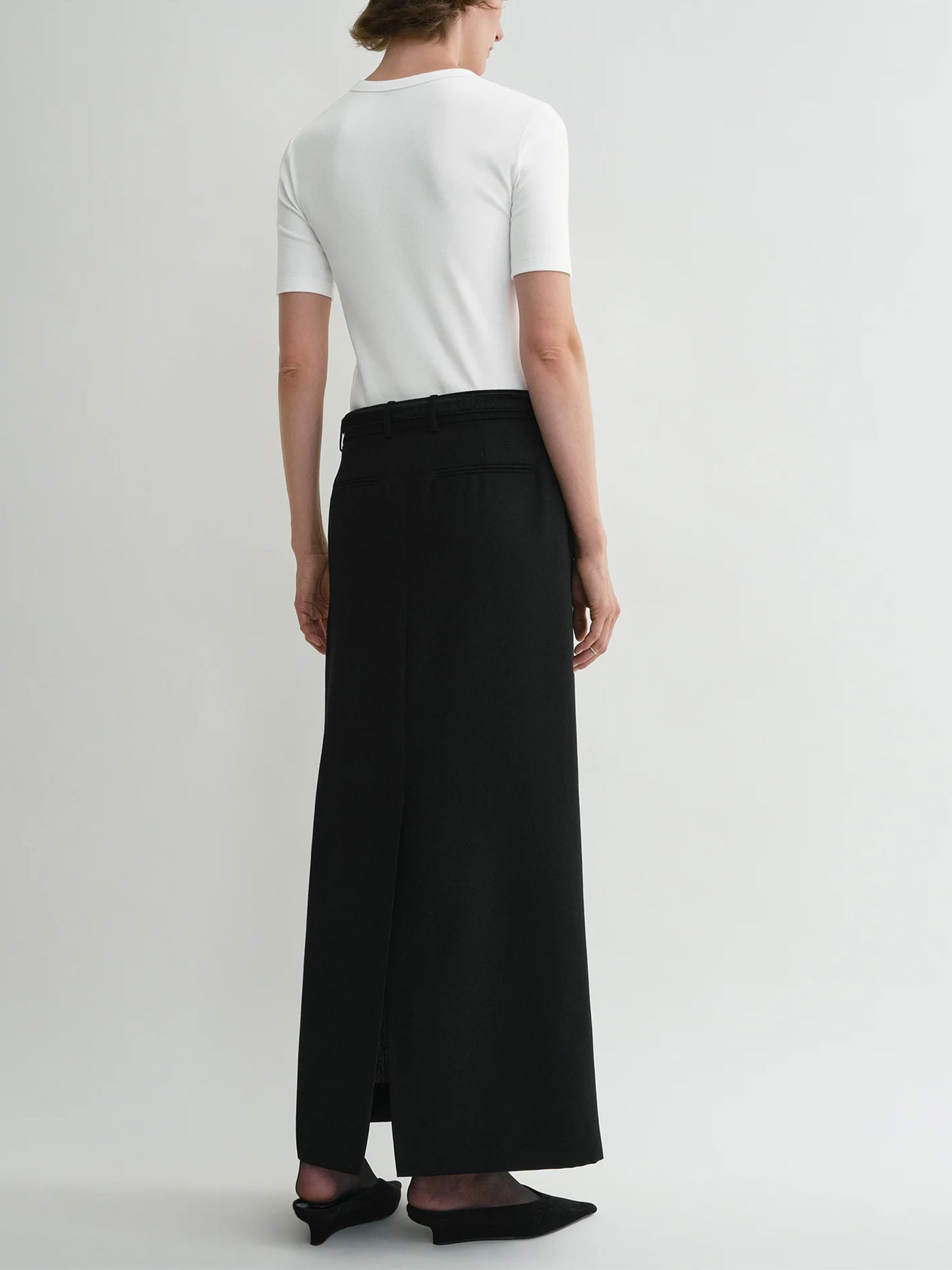 TOTEME - Geripptes T-Shirt für Damen in Weiß