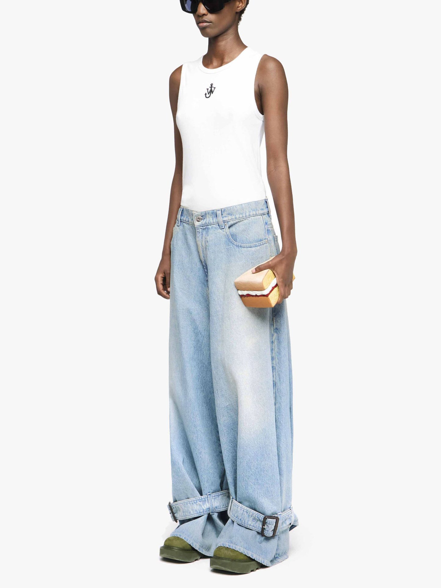 JW ANDERSON - Tank Top mit Anker-Logo für Damen in Weiß - White