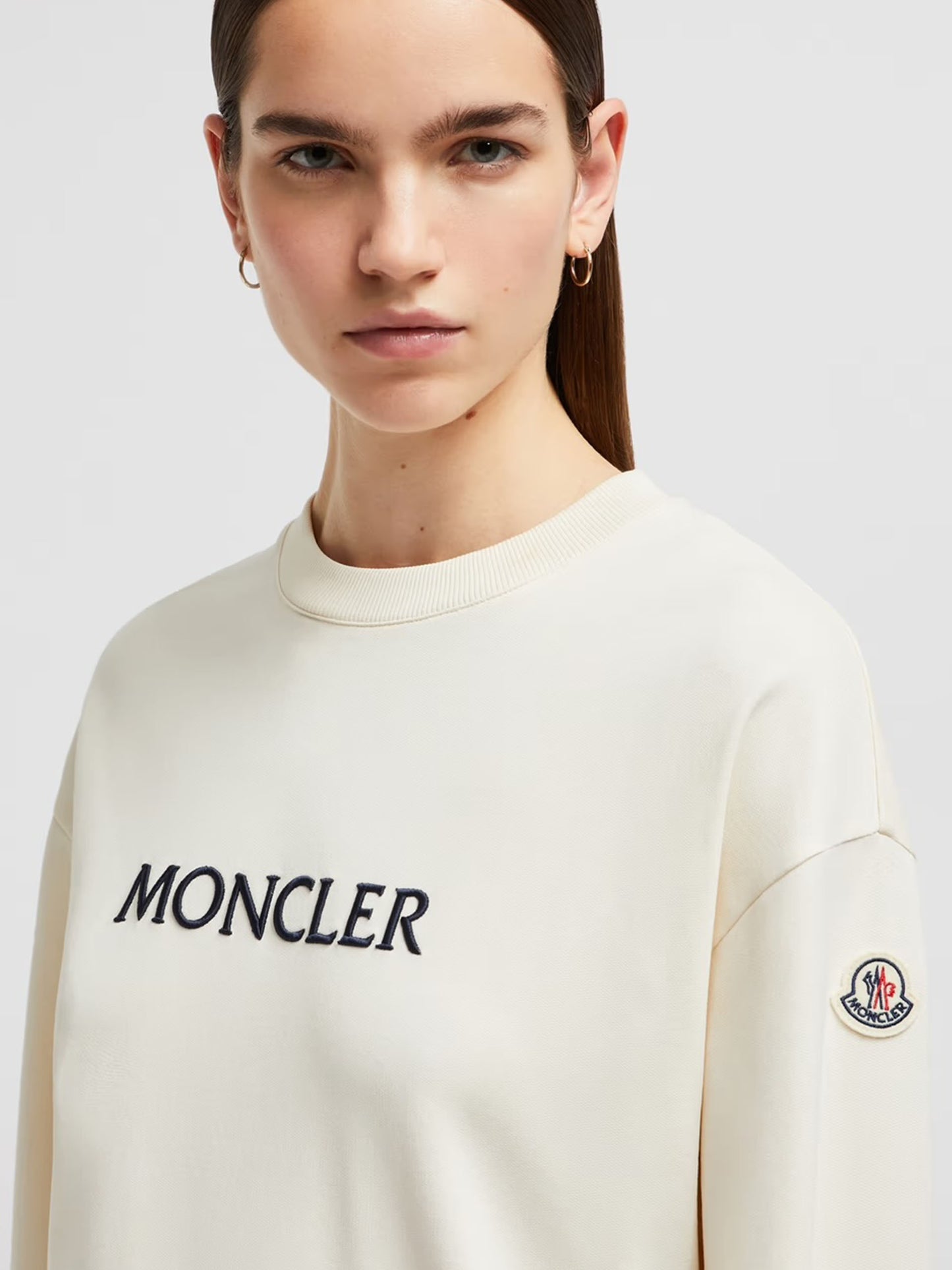 MONCLER - Logo-Sweatshirt aus Baumwolle für Damen