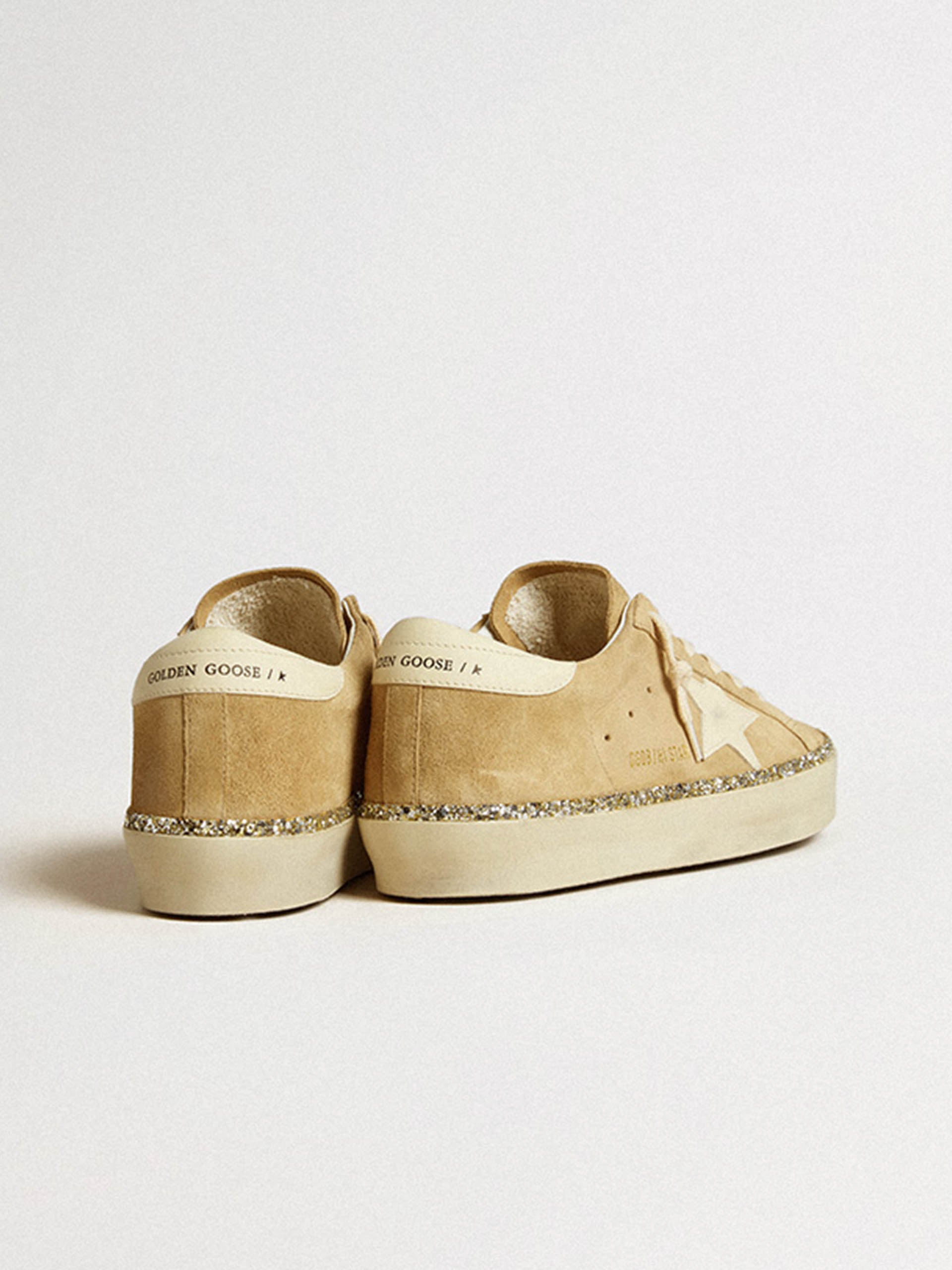 GOLDEN GOOSE - Hi Star Sneakers mit Glitzer für Damen