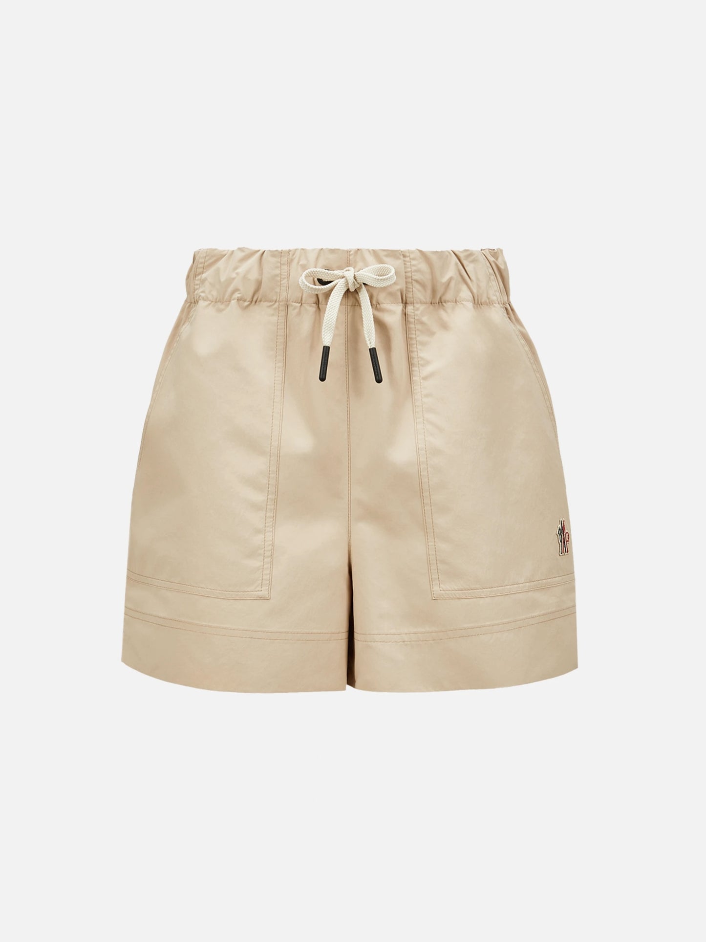 MONCLER GRENOBLE - Shorts mit Kordelzug für Damen in Beige
