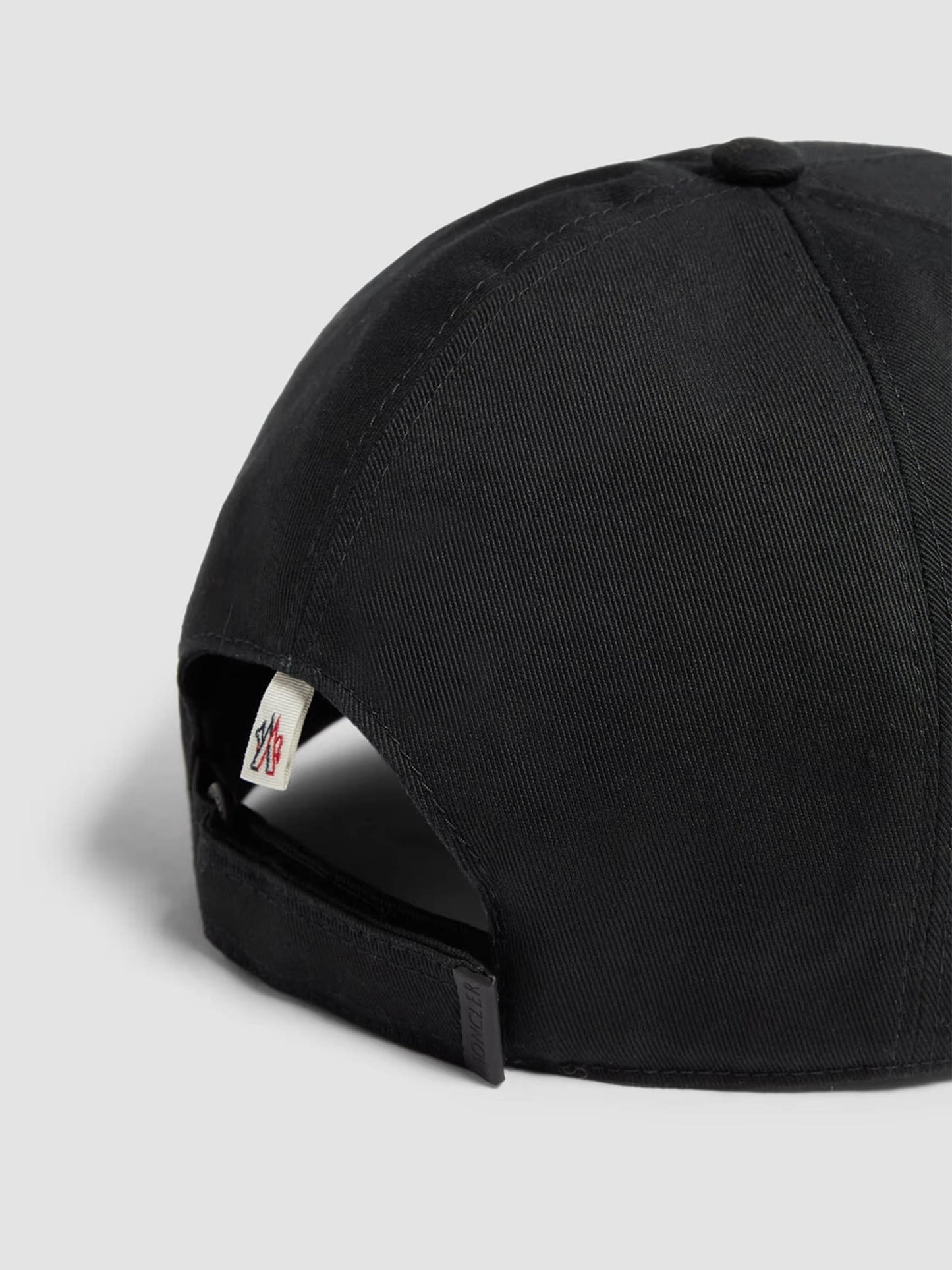 MONCLER GRENOBLE - Gabardine Baseballmütze mit Logo in Schwarz - Black