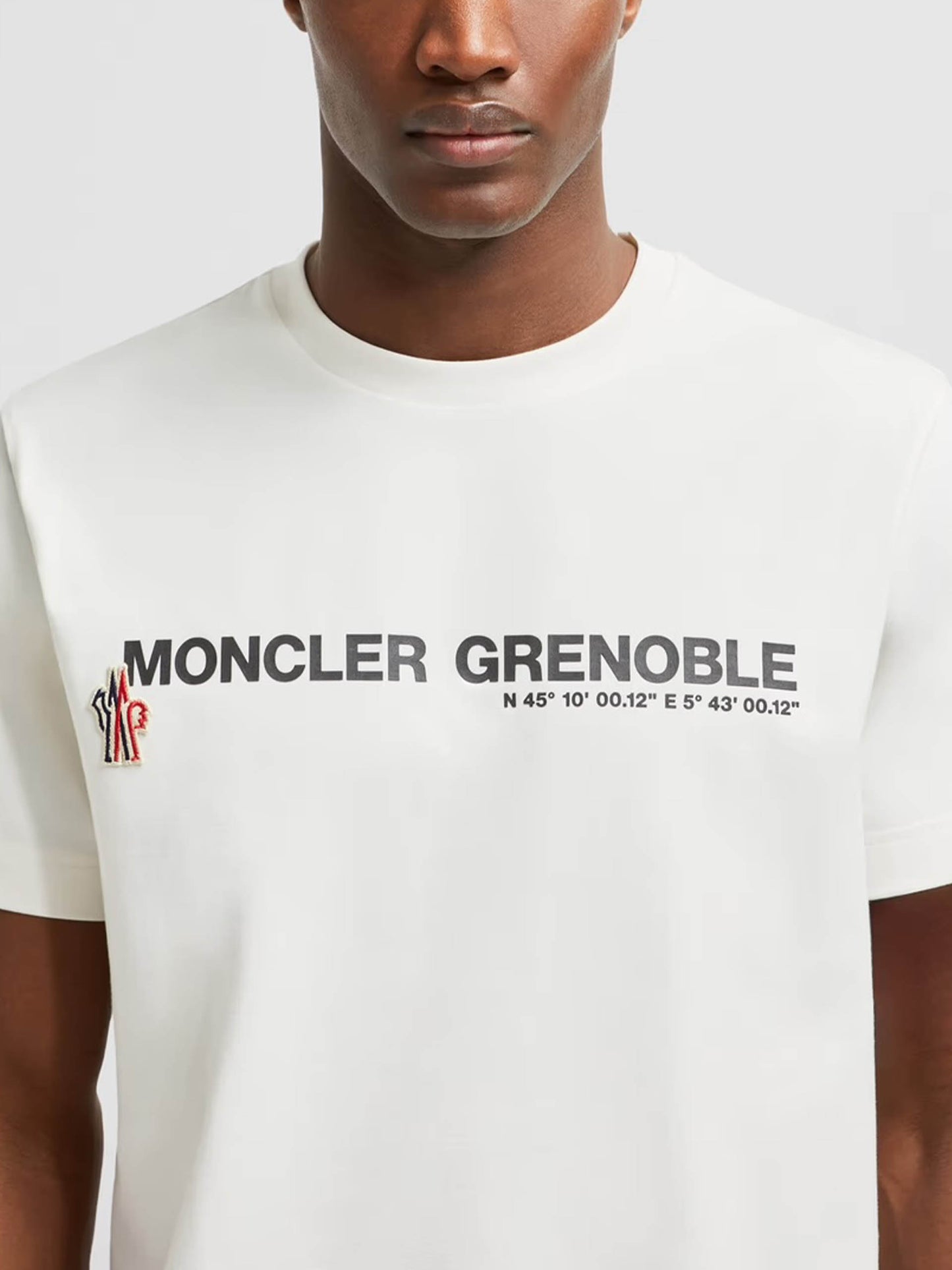 MONCLER GRENOBLE - T-Shirt aus Baumwolle mit Logo für Herren