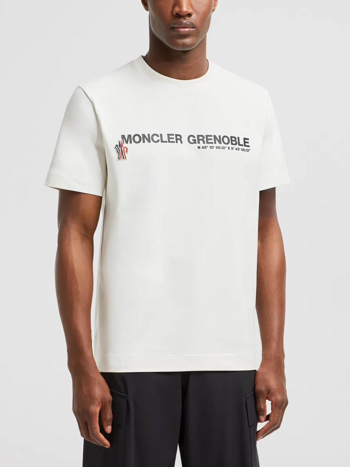MONCLER GRENOBLE - T-Shirt aus Baumwolle mit Logo für Herren