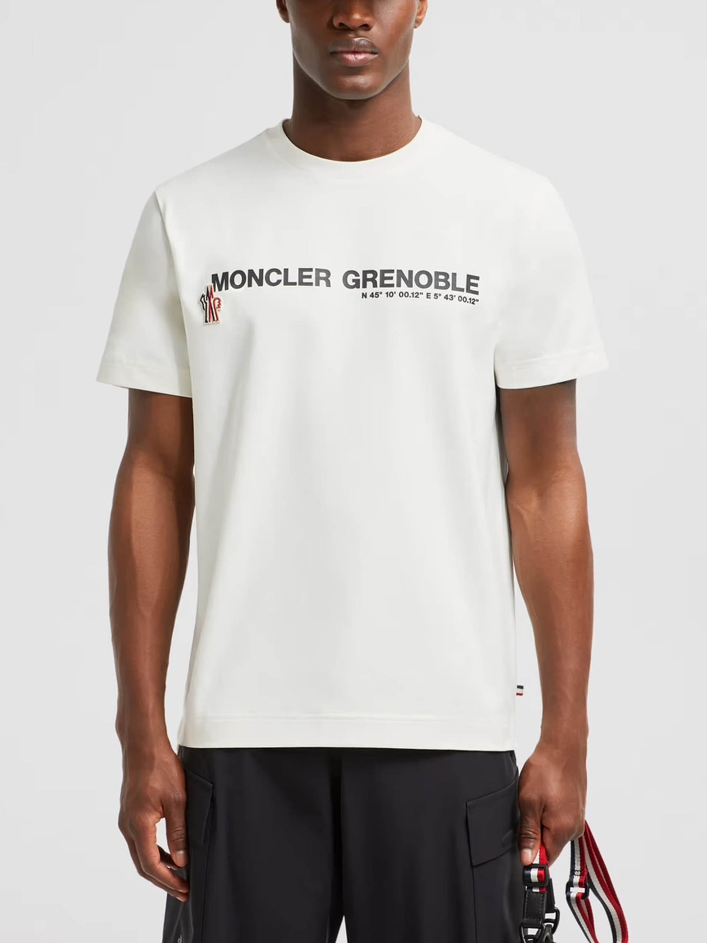 MONCLER GRENOBLE - T-Shirt aus Baumwolle mit Logo für Herren