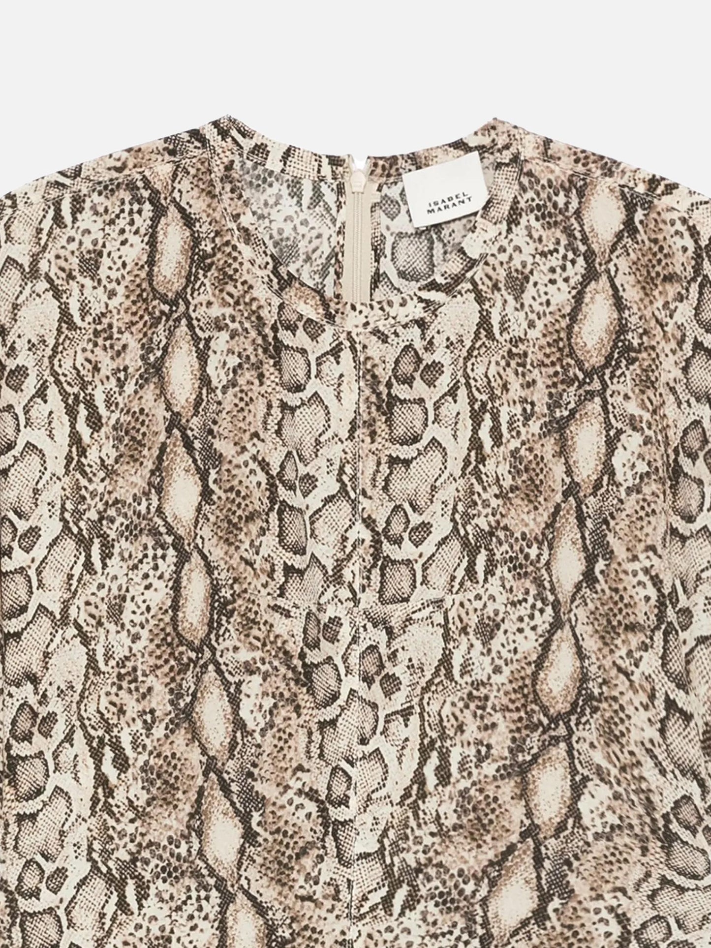 ISABEL MARANT - Top Karlita aus bedruckter Seide für Damen