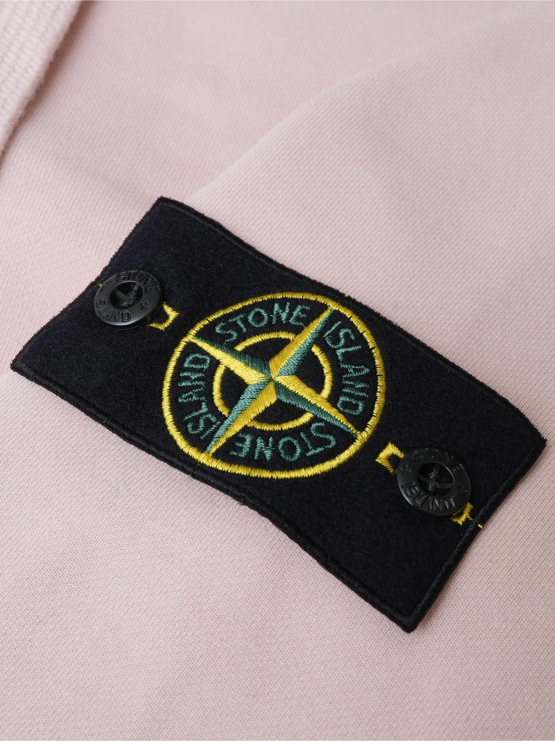 STONE ISLAND - Hoodie mit Kompass-Patch für Herren in Rosa - Pink