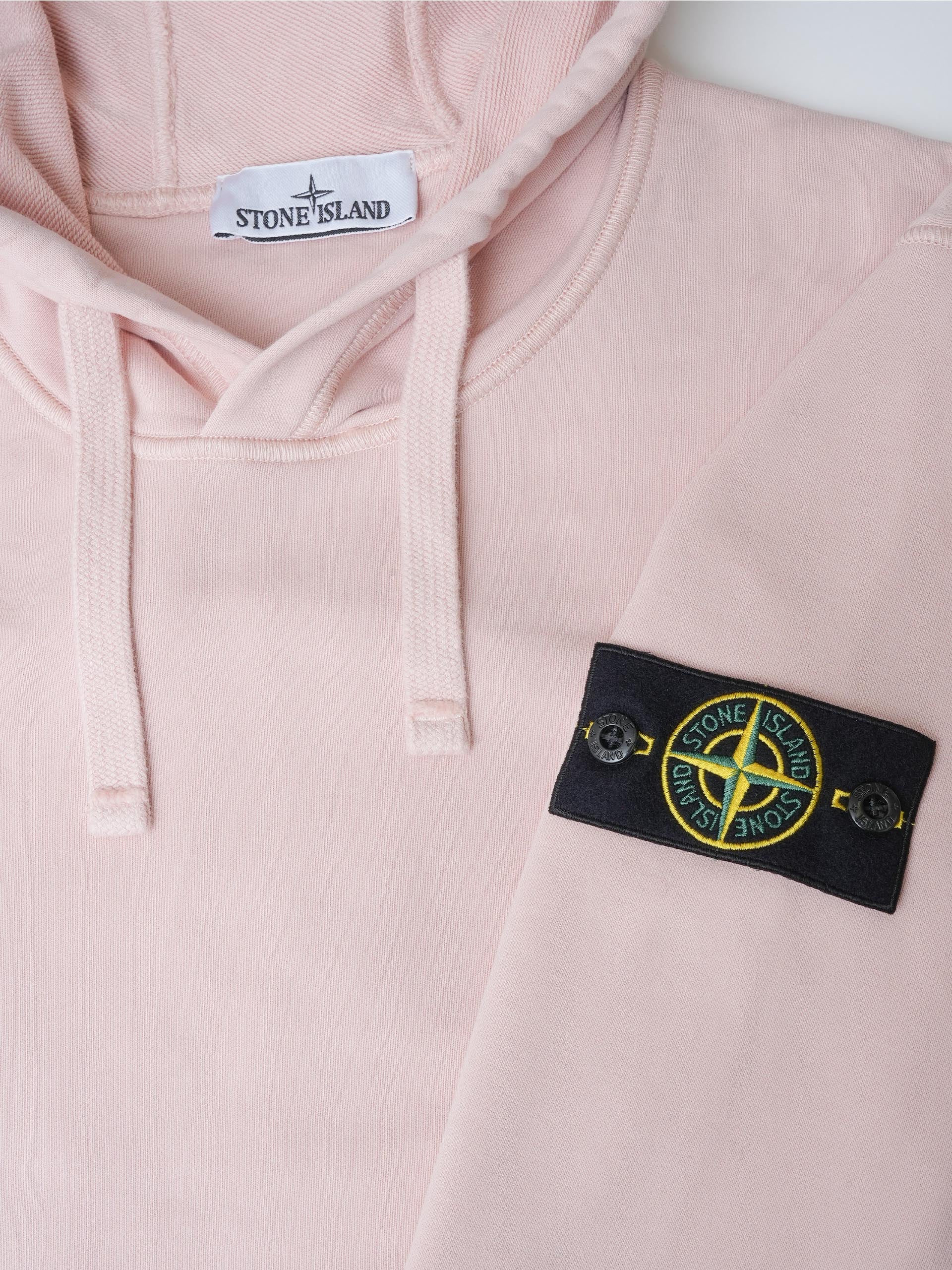 STONE ISLAND - Hoodie mit Kompass-Patch für Herren in Rosa - Pink