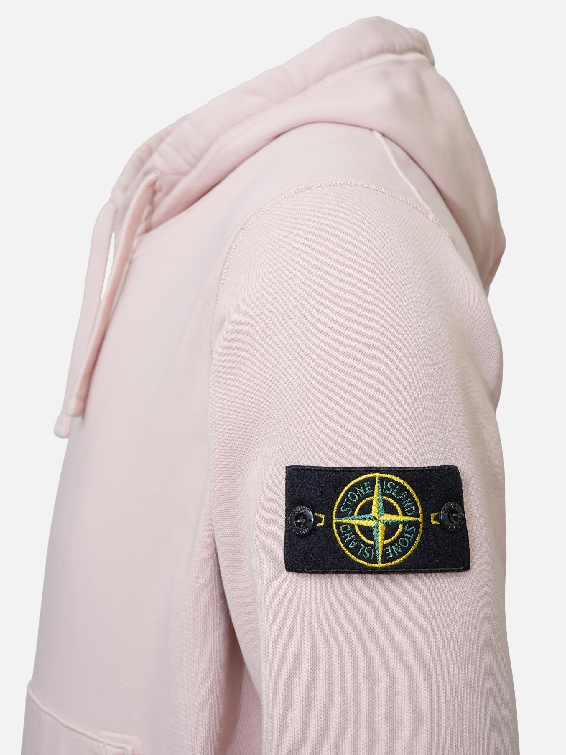 STONE ISLAND - Hoodie mit Kompass-Patch für Herren in Rosa - Pink