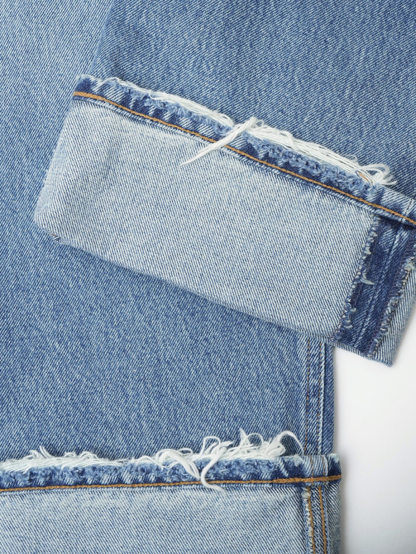 AGOLDE - Gerade Jeans Fran Low Slung für Damen in Blau - Blue