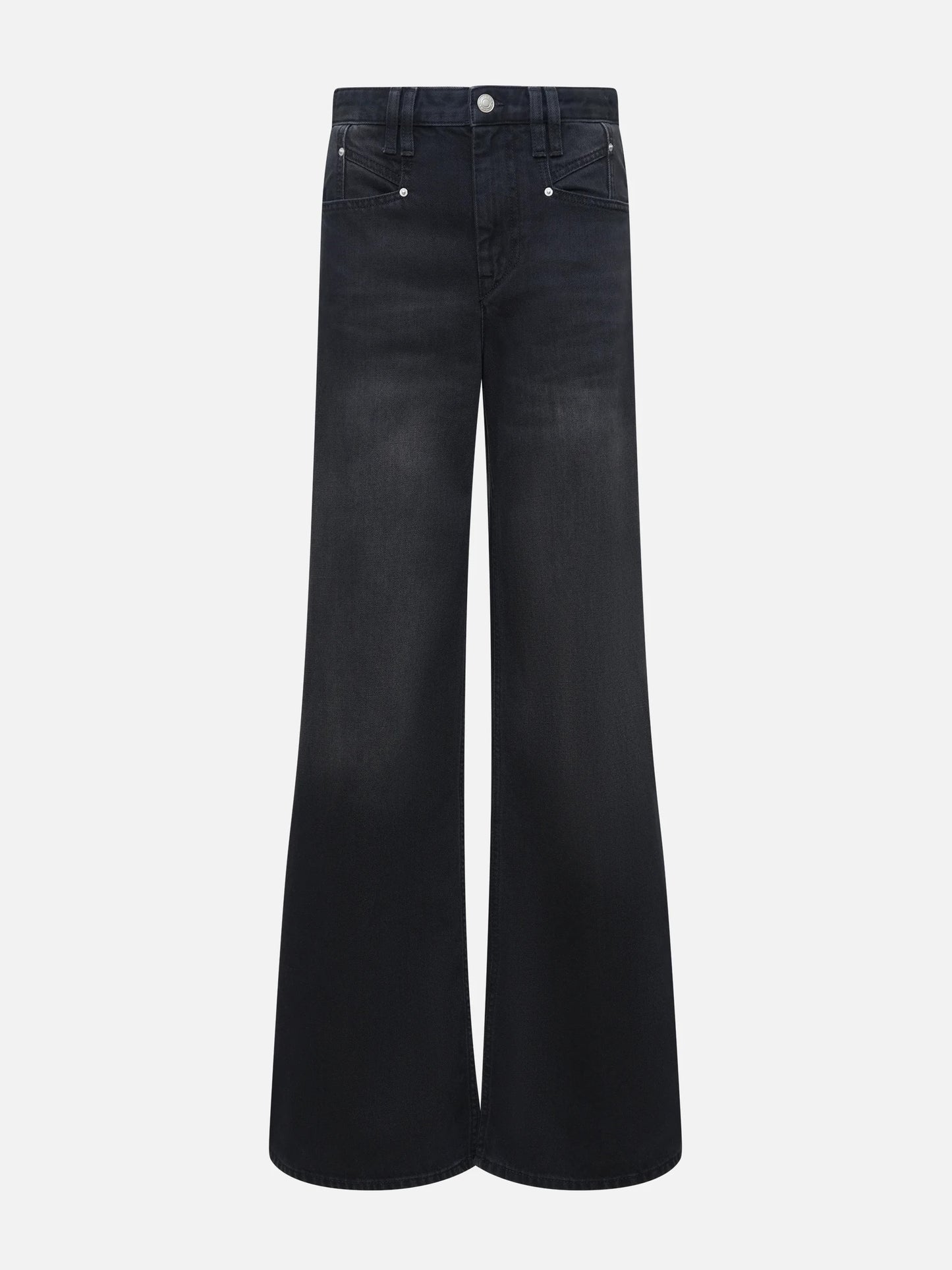 ISABEL MARANT - Jeans Lemony mit weitem Bein für Damen in Schwarz - Black