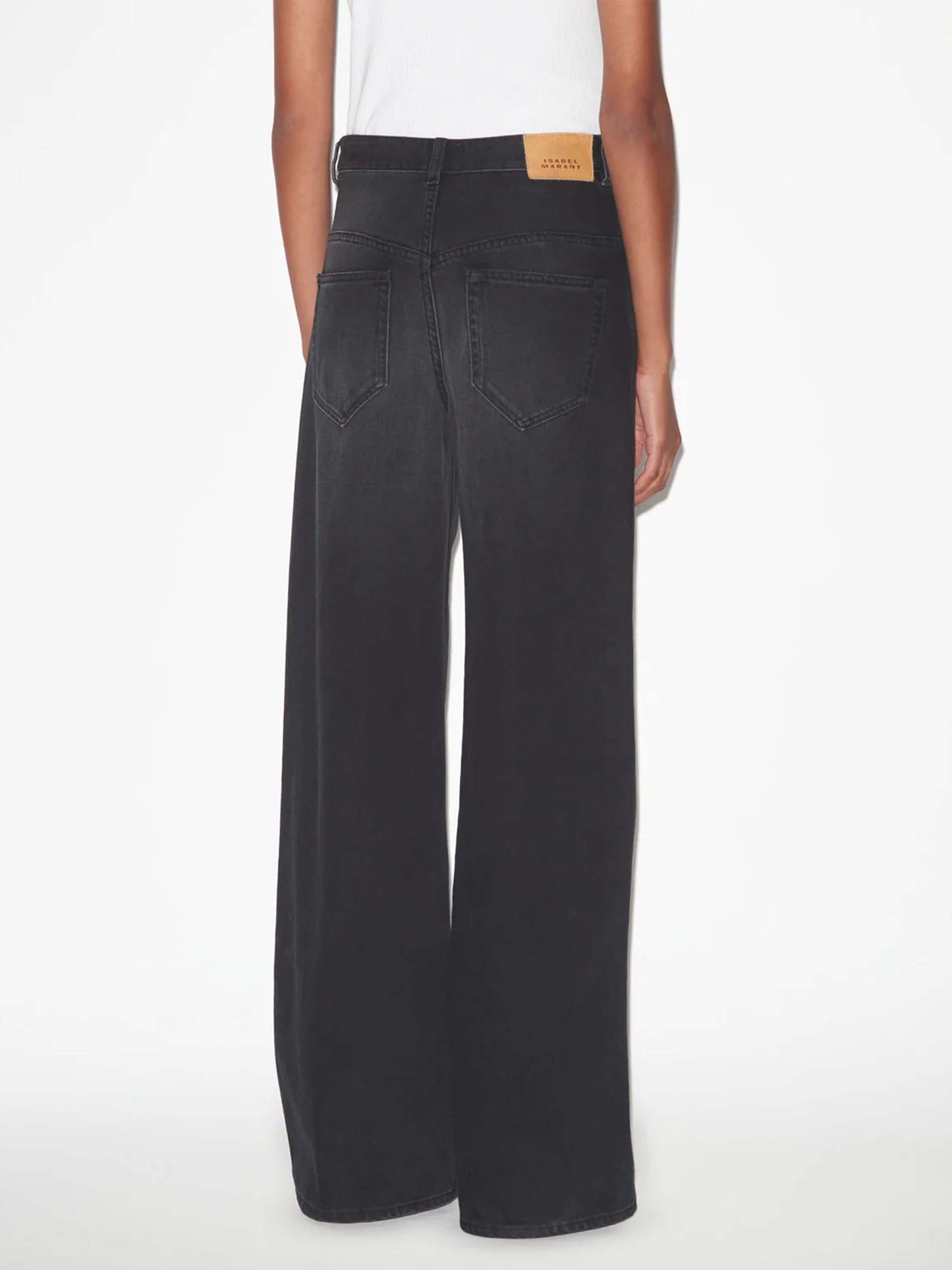 ISABEL MARANT - Jeans Lemony mit weitem Bein für Damen in Schwarz - Black