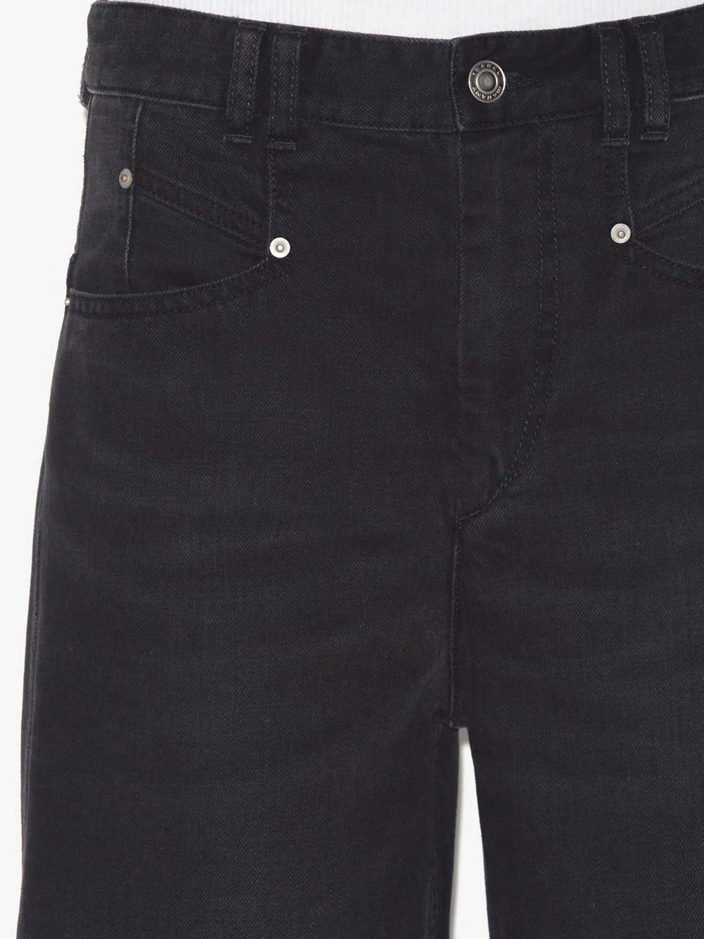 ISABEL MARANT - Jeans Lemony mit weitem Bein für Damen in Schwarz - Black