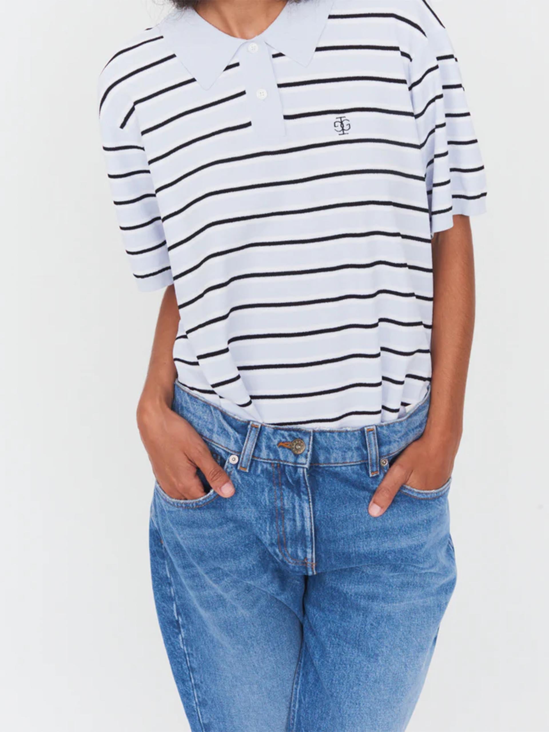 THE GARMENT - Poloshirt Madison für Damen in Hellblau - Light blue