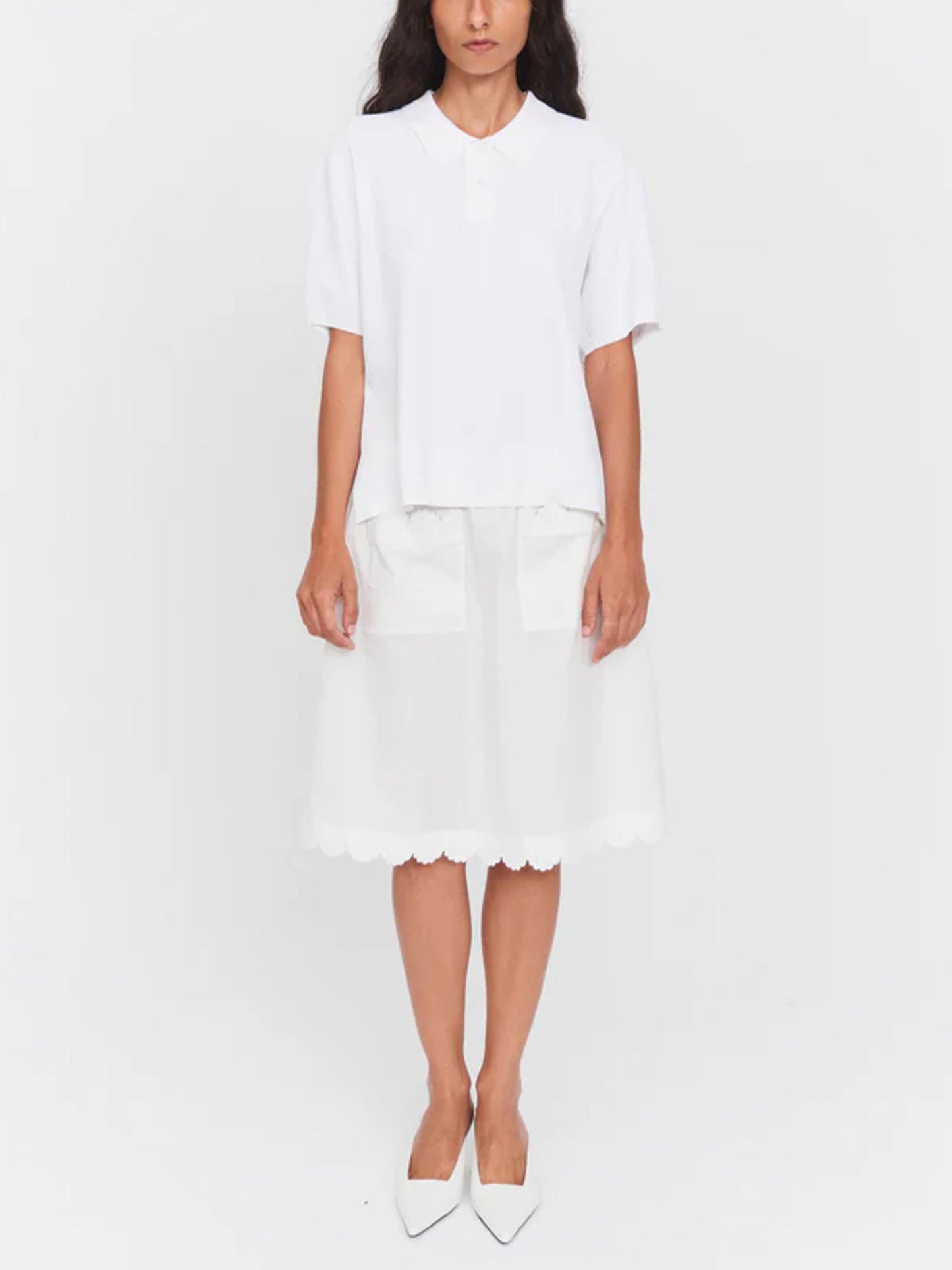 THE GARMENT - Poloshirt Madison für Damen in Weiss - White