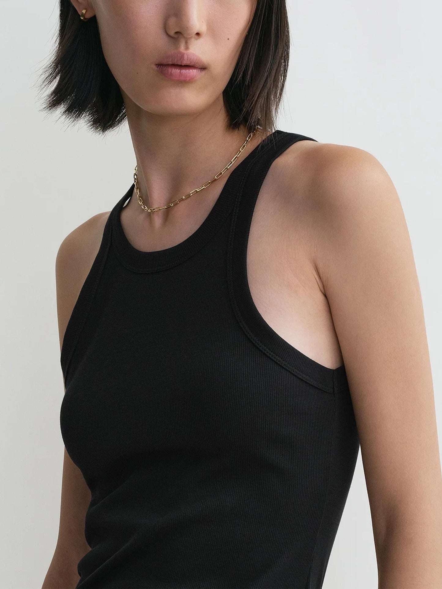TOTEME - Geripptes Tank-Top für Damen in Schwarz - Black