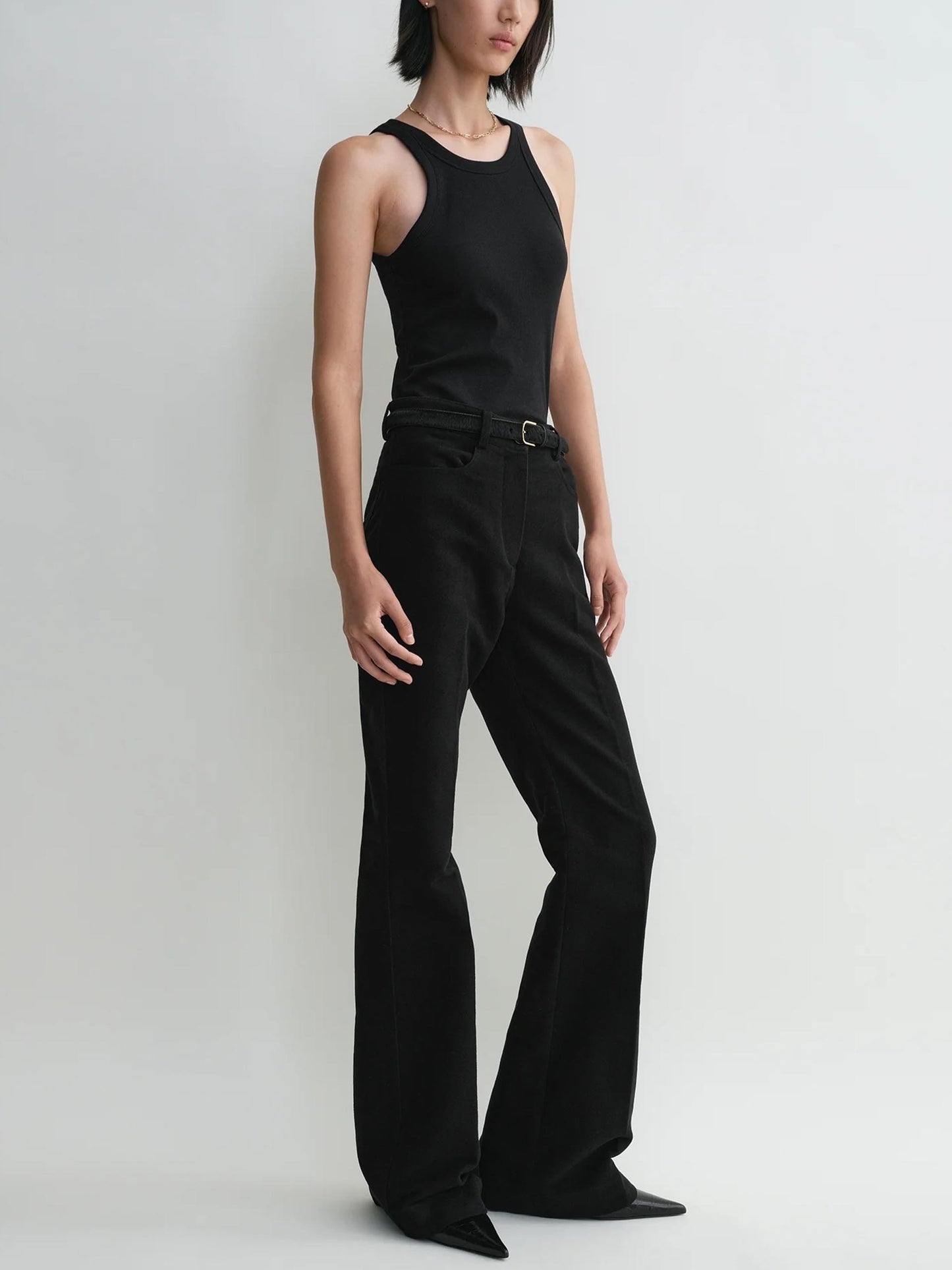 TOTEME - Geripptes Tank-Top für Damen in Schwarz - Black