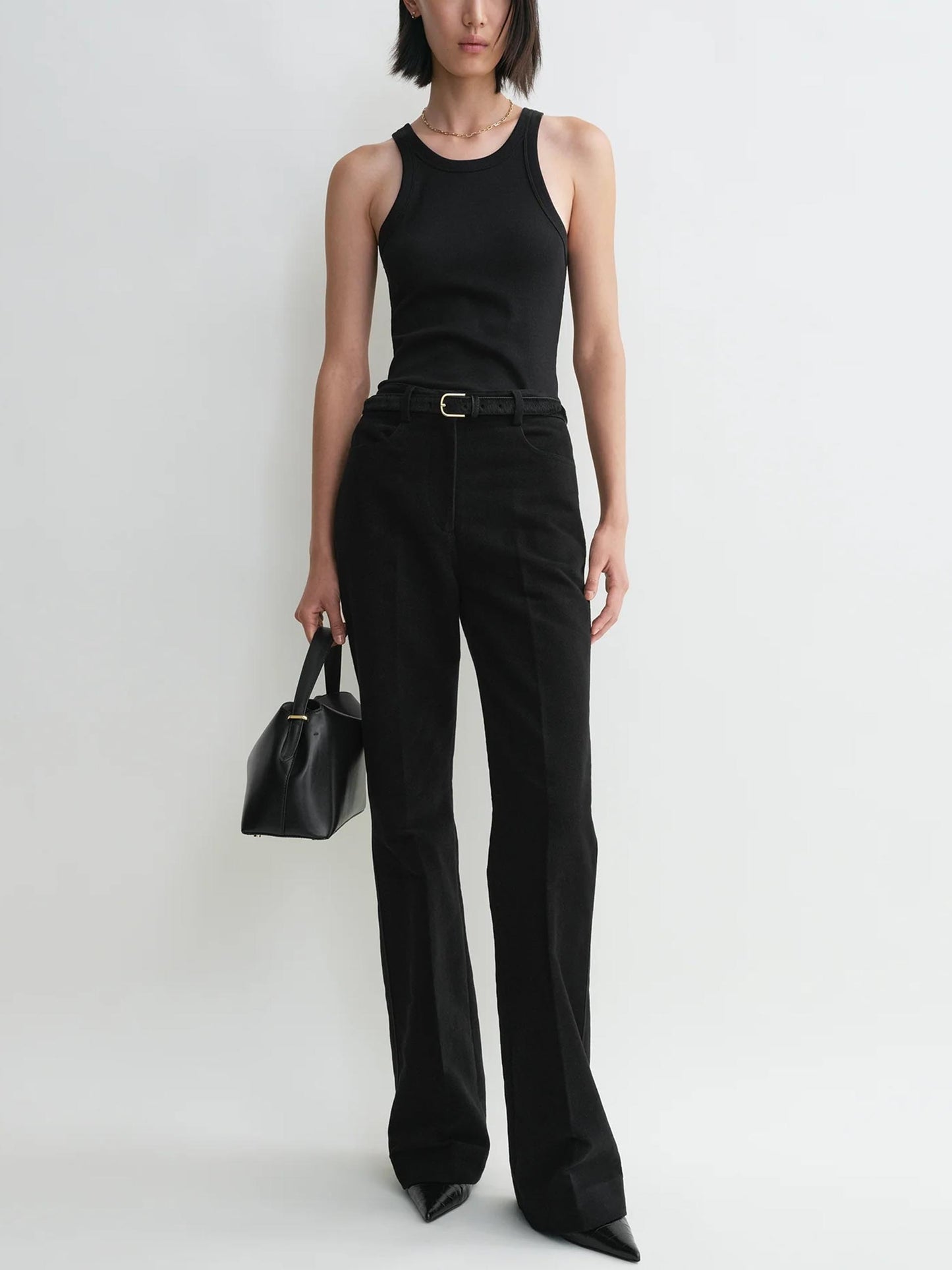 TOTEME - Geripptes Tank-Top für Damen in Schwarz - Black