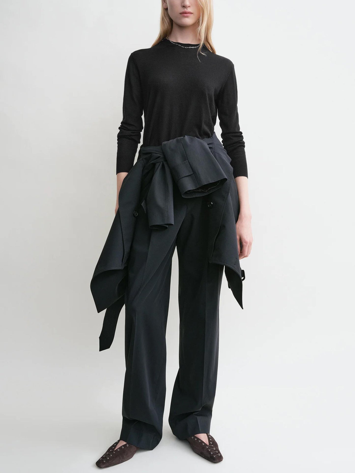 TOTEME - Hose mit Bundfalten für Damen in Dunkelblau - Dark blue
