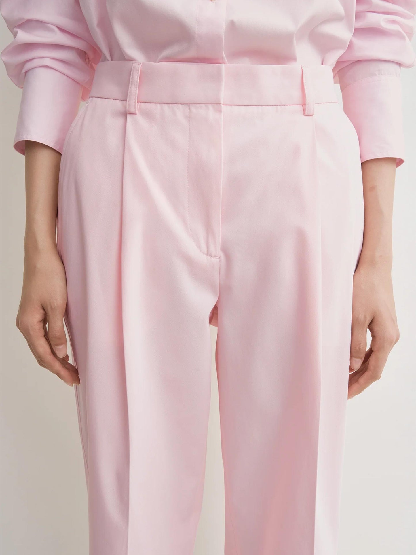 TOTEME - Hose mit Bundfalten für Damen in Hellrosa - Light pink