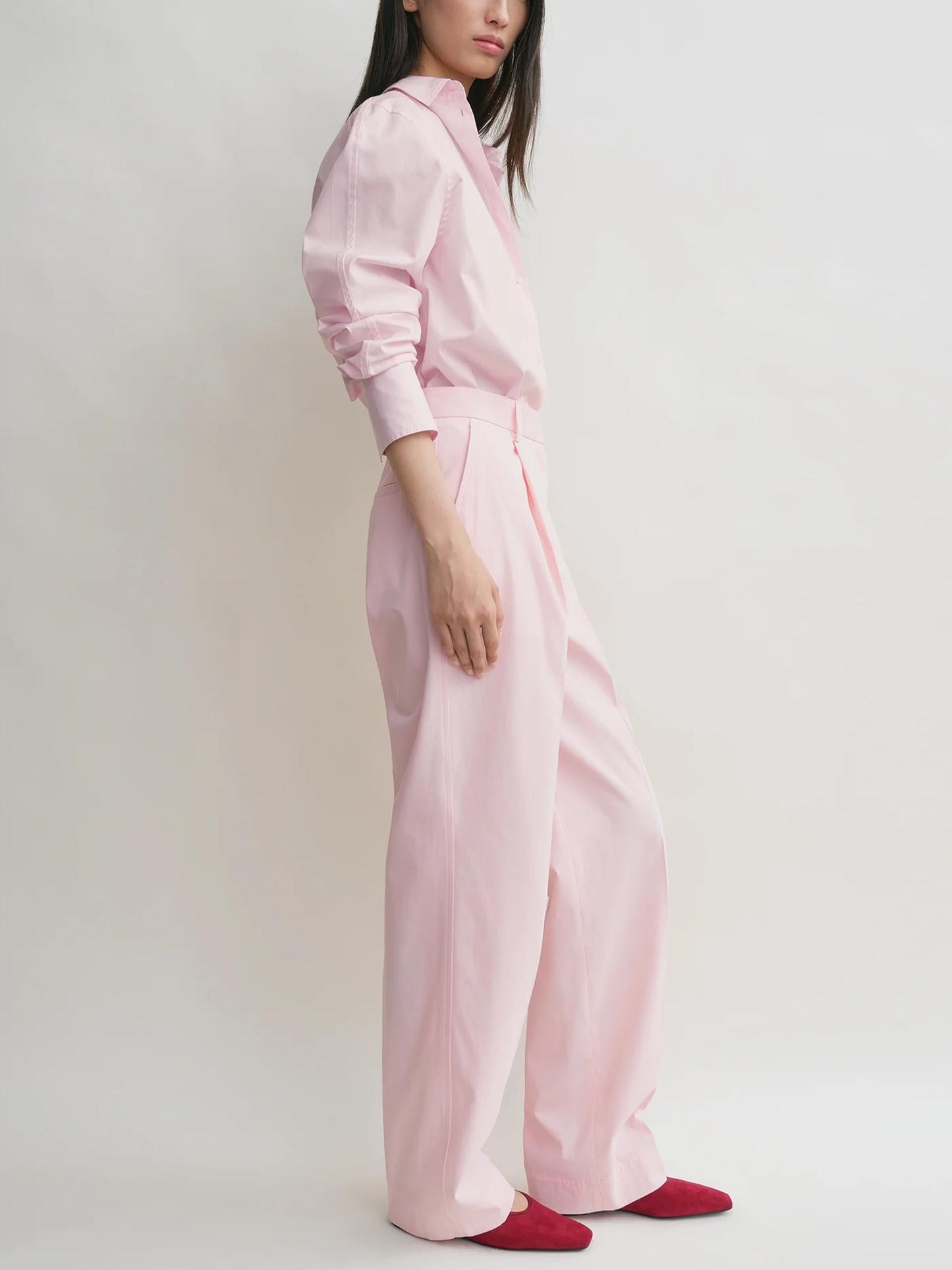 TOTEME - Hose mit Bundfalten für Damen in Hellrosa - Light pink